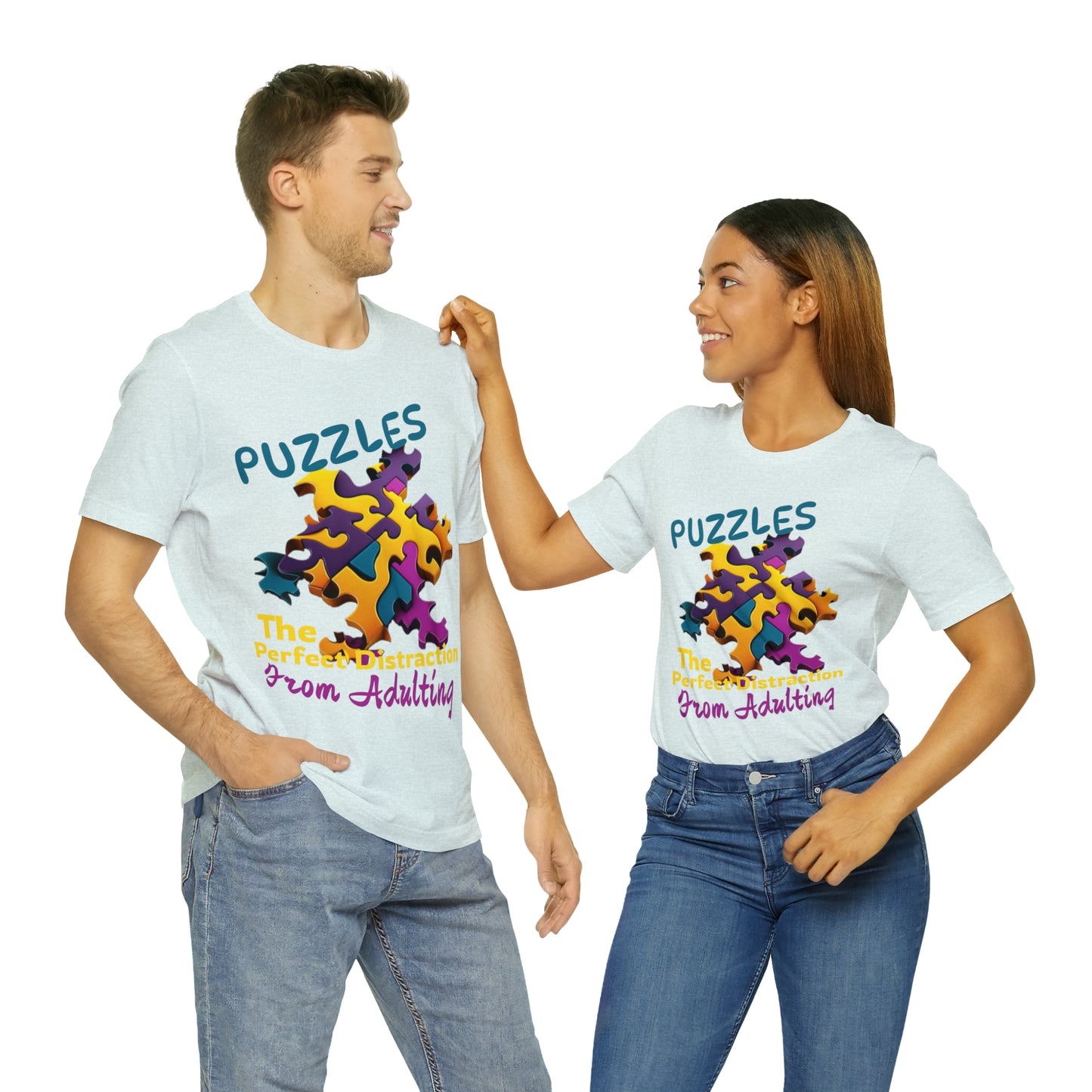 Puzzles The Perfect Distraction From Adulting Escapism T-Shirt