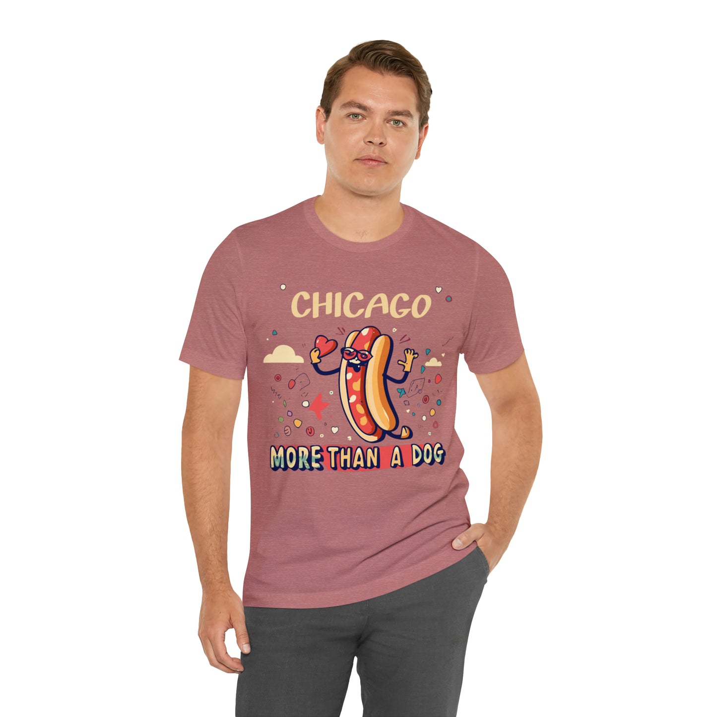 Chicago More Than a Dog Hot Dog Lover's Iconic Windy City T-Shirt