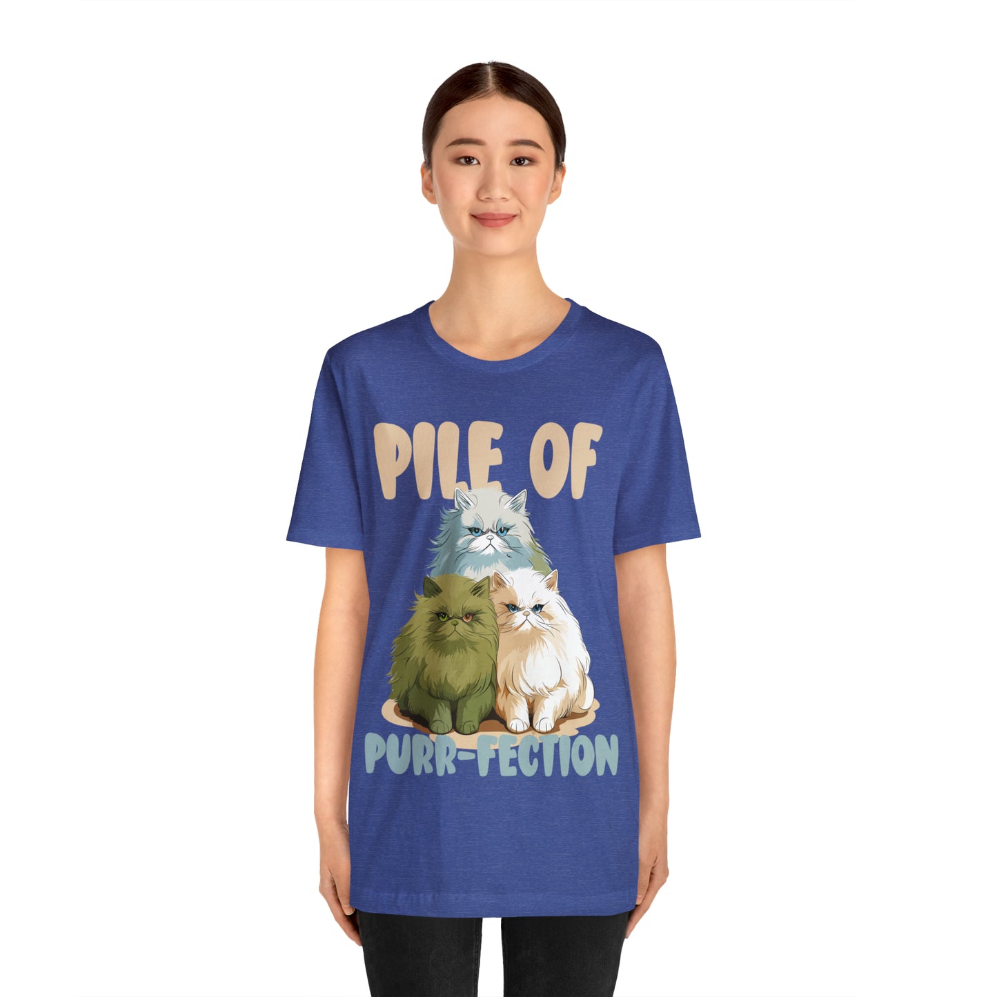 Cat Lover's Pile of Purr-fection Cute Feline Kitty T-Shirt