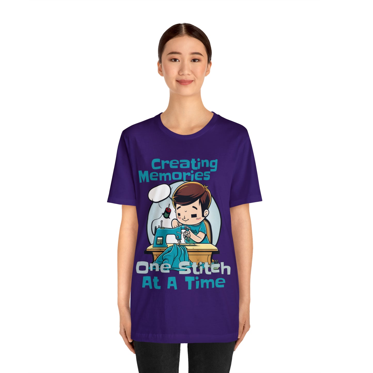 Creating Memories One Stitch At A Time Sewing Crafting T-Shirt