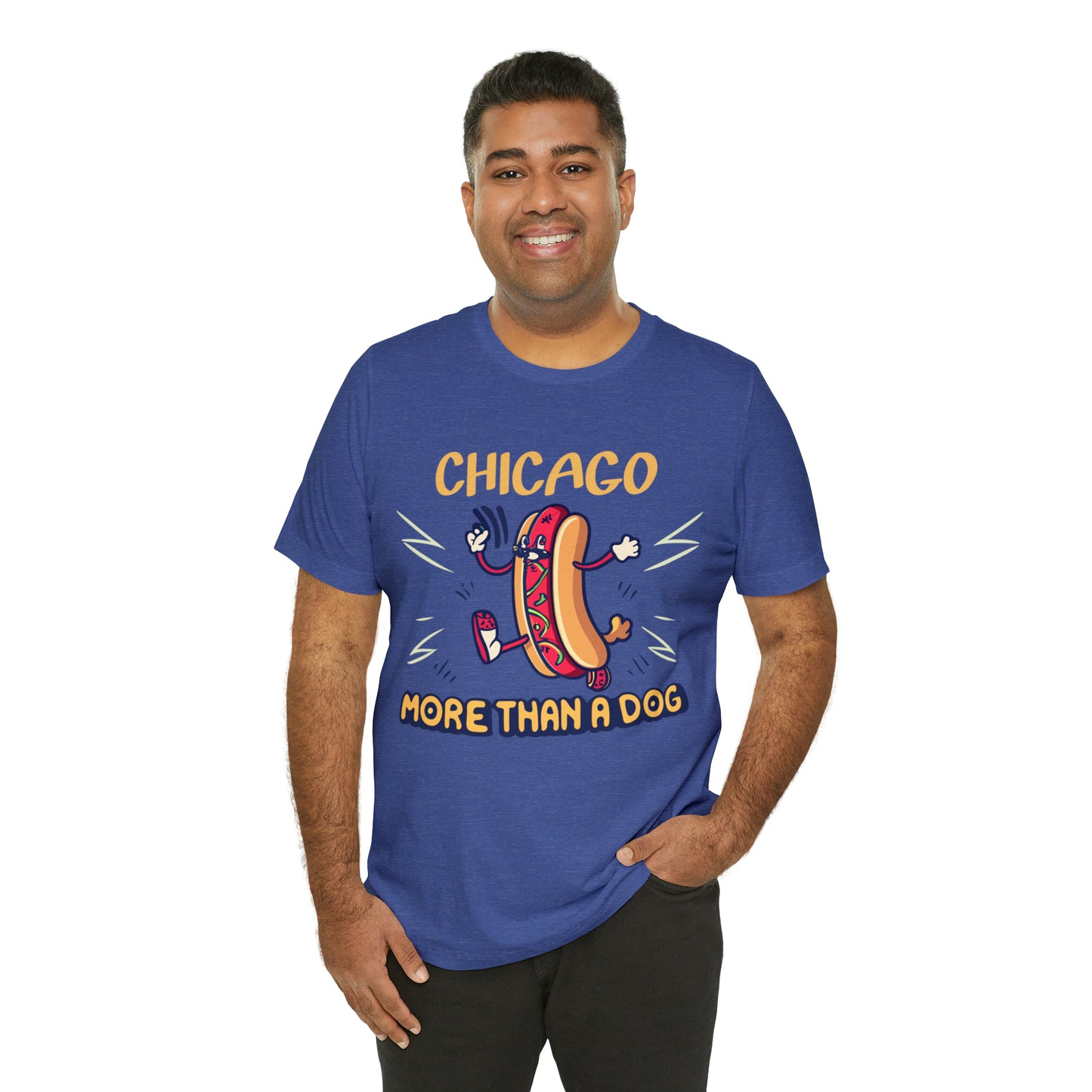 Chicago More Than a Dog Hot Dog Lover's Iconic Windy City T-Shirt