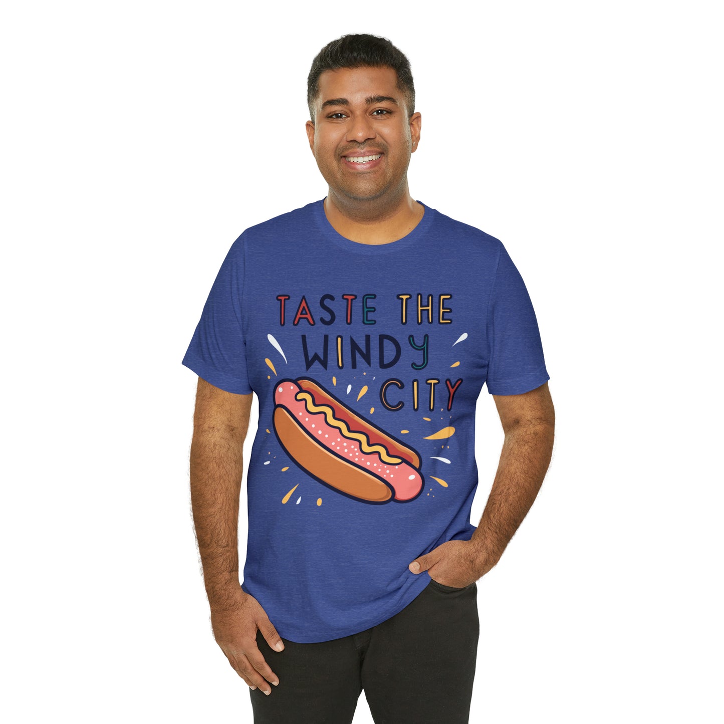 Taste The Windy City Chicago Hot Dog Lover Best Bites T-Shirt