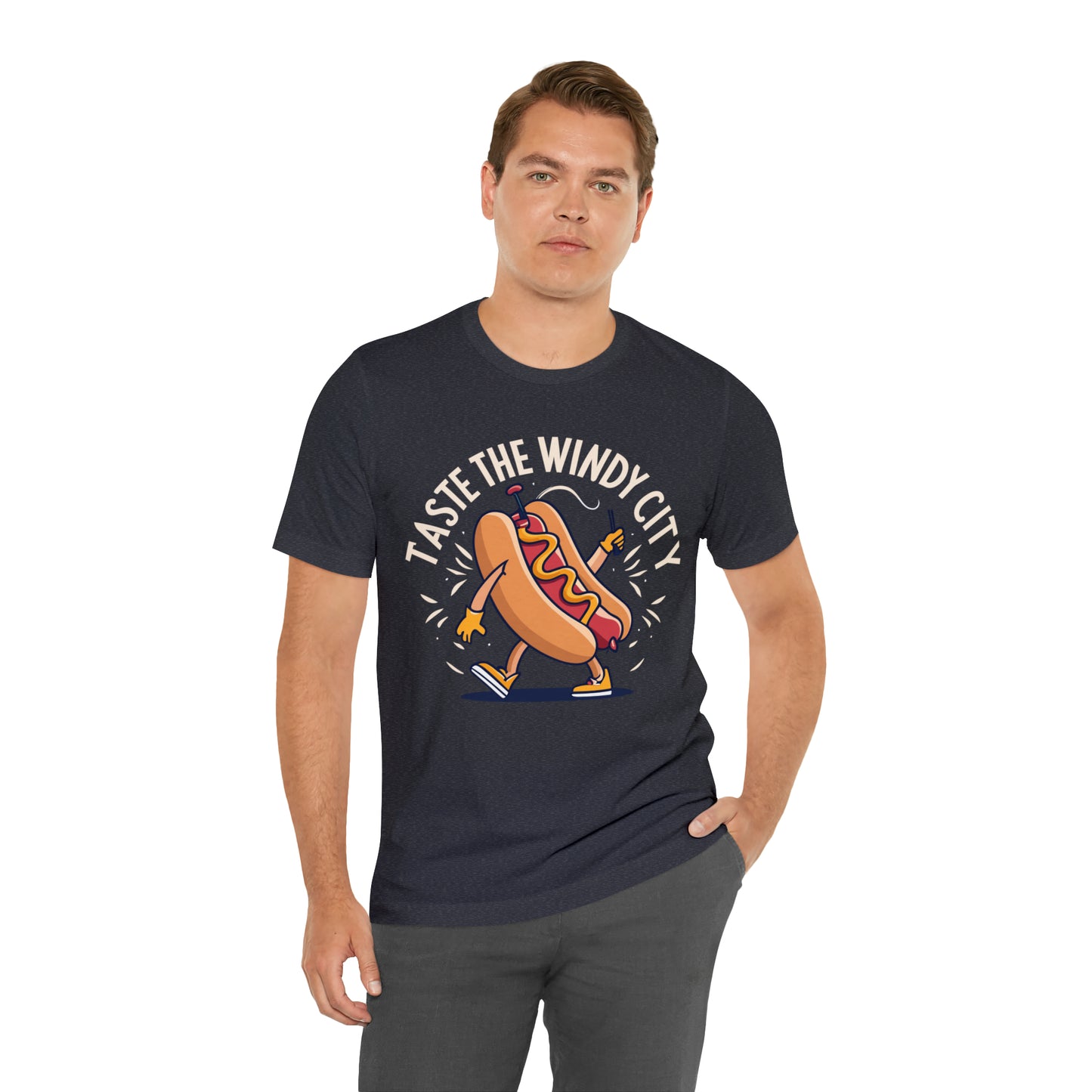 Taste The Windy City Chicago Hot Dog Lover Best Bites T-Shirt