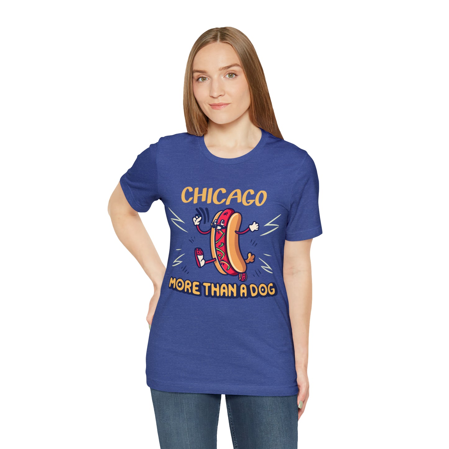 Chicago More Than a Dog Hot Dog Lover's Iconic Windy City T-Shirt