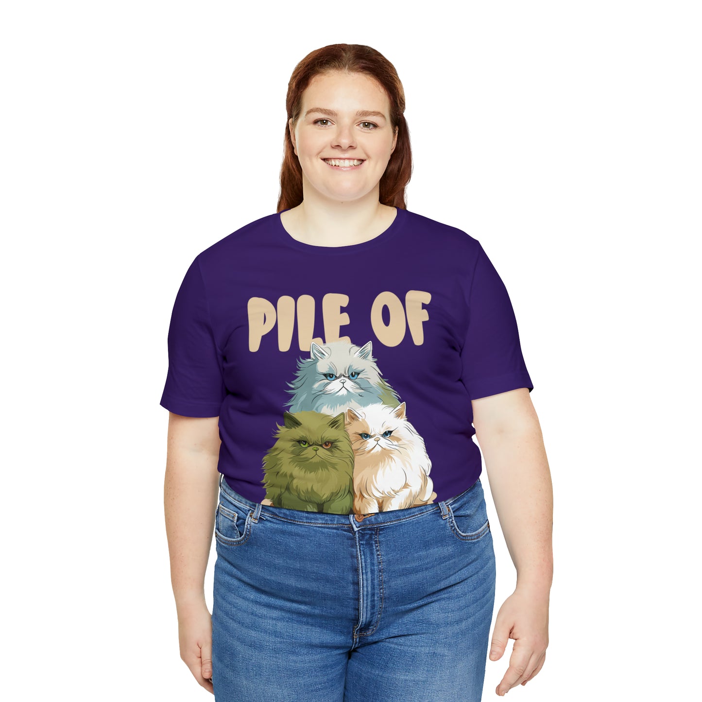 Cat Lover's Pile of Purr-fection Cute Feline Kitty T-Shirt