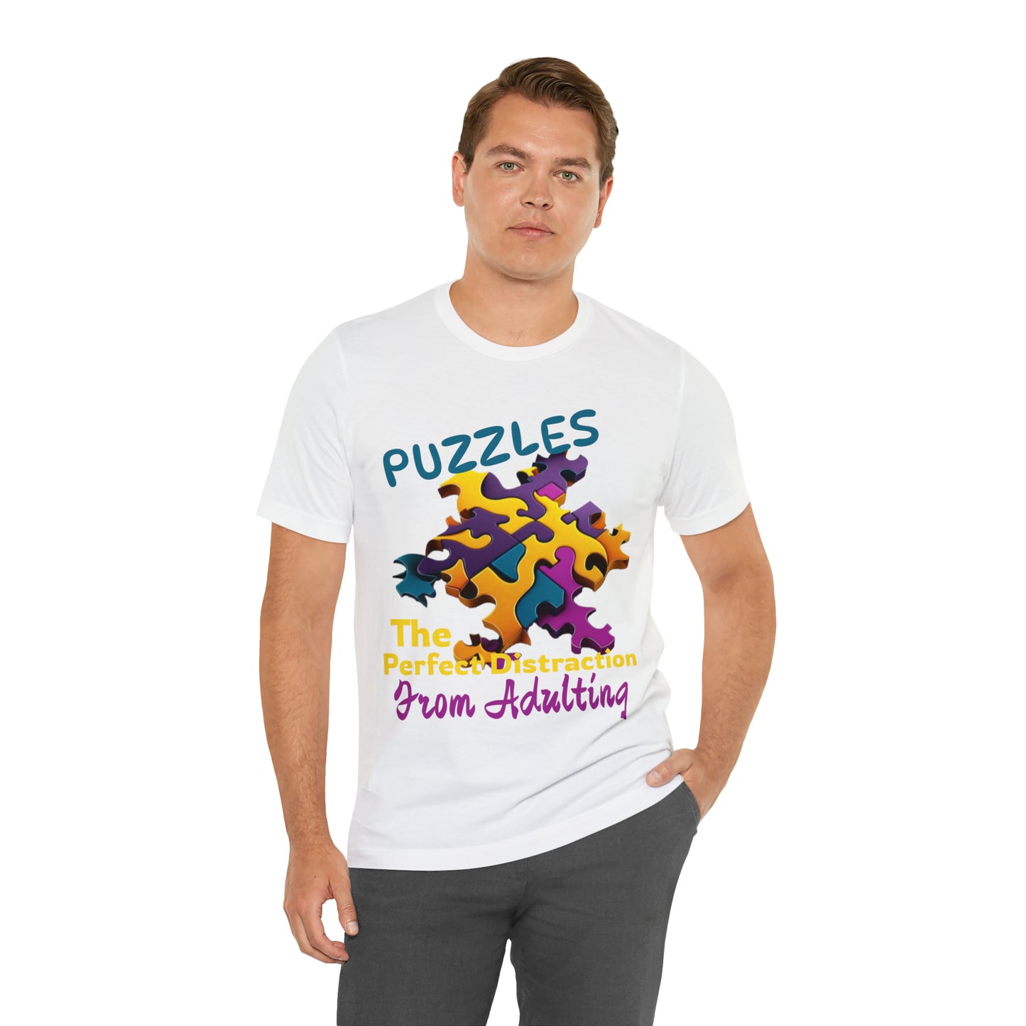 Puzzles The Perfect Distraction From Adulting Escapism T-Shirt