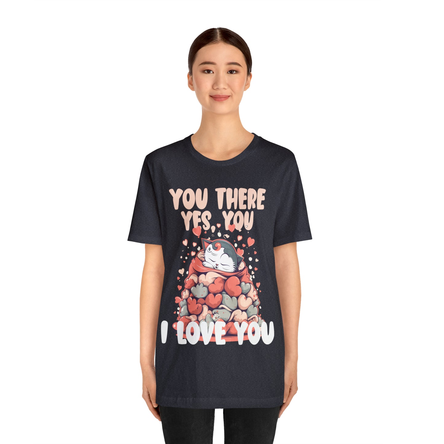 You There Yes, You I Love You Kitten Cat Lover Sleeping T-Shirt