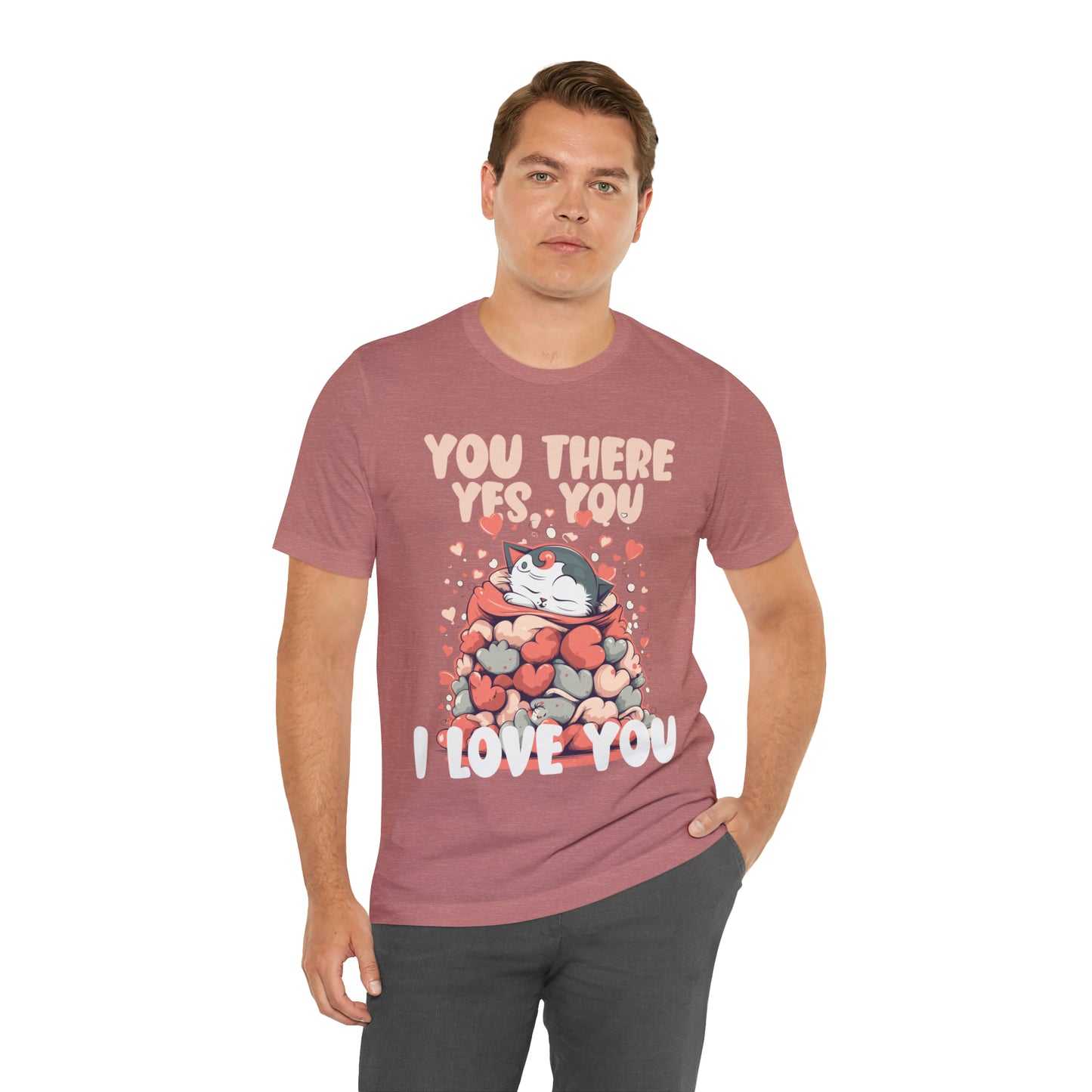 You There Yes, You I Love You Kitten Cat Lover Sleeping T-Shirt