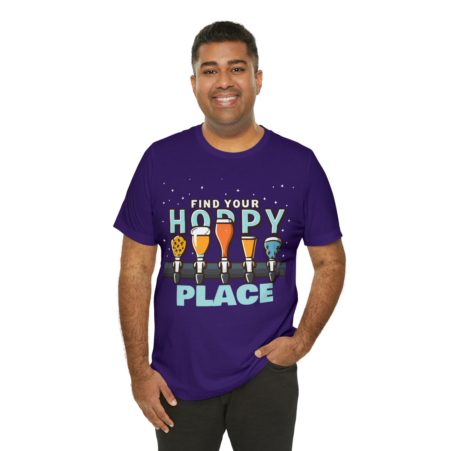 Find Your Hoppy Place Brewing Happiness Craft Beer T-Shirt