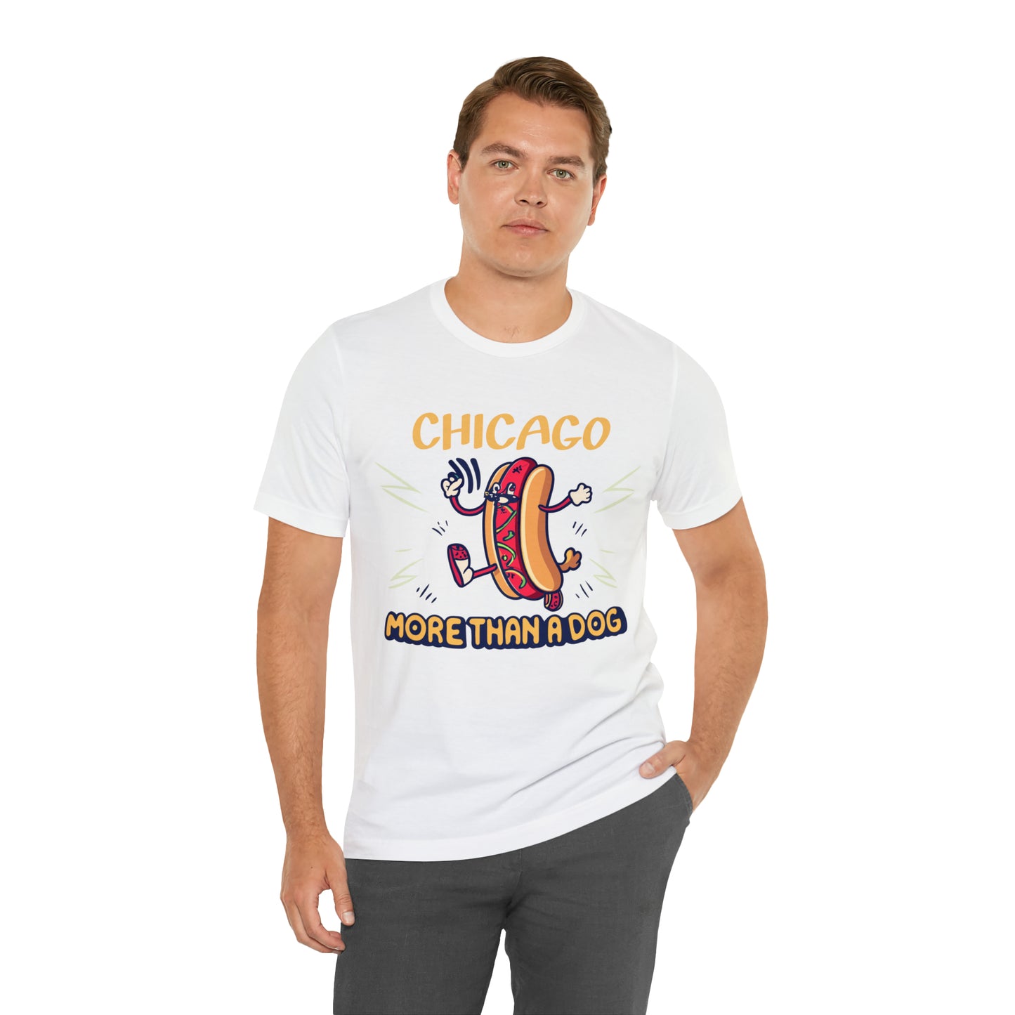 Chicago More Than a Dog Hot Dog Lover's Iconic Windy City T-Shirt