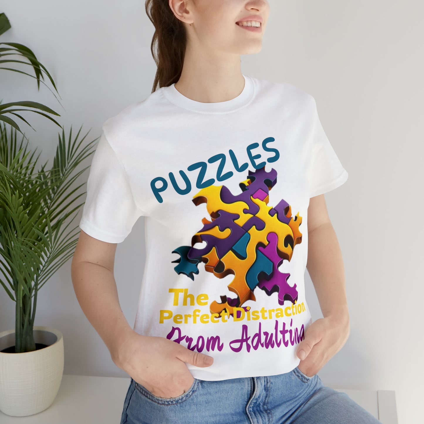 Puzzles The Perfect Distraction From Adulting Escapism T-Shirt