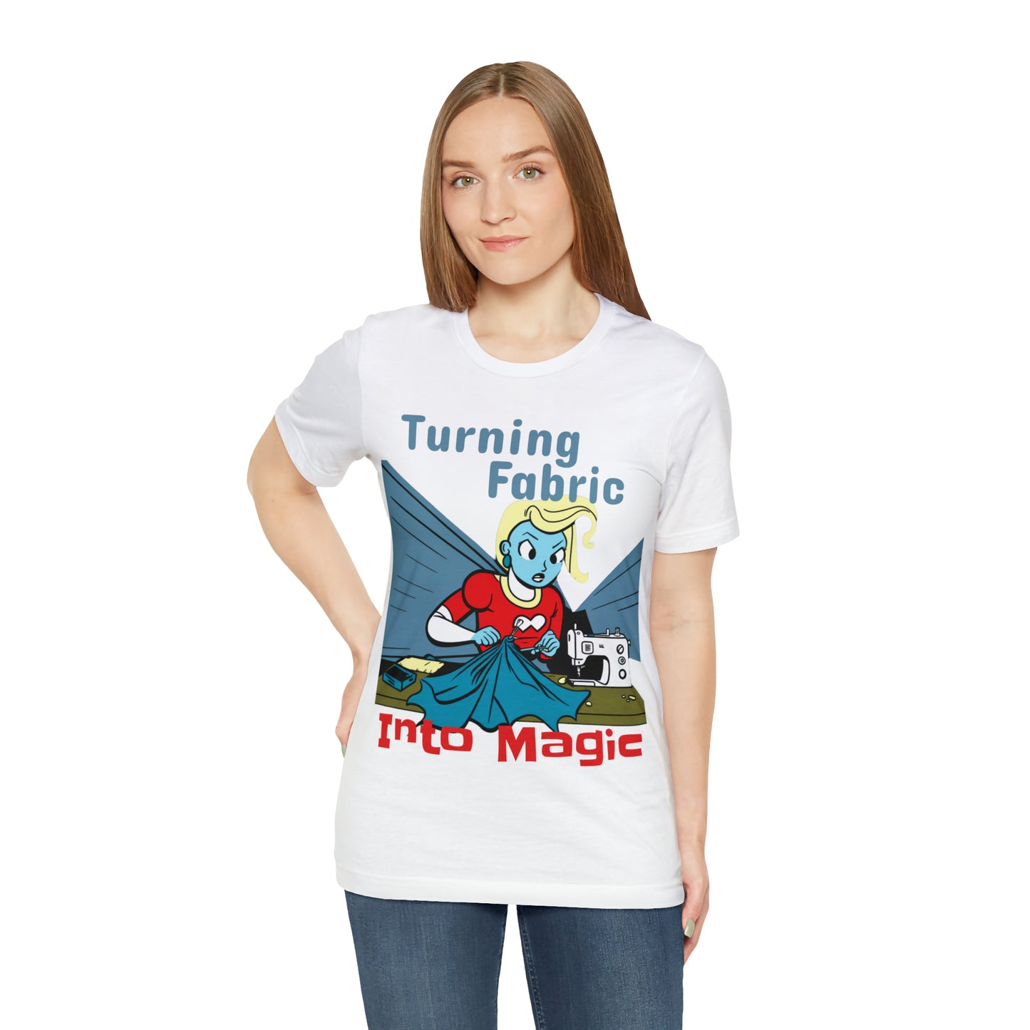 Turning Fabric In Magic Sewing Mystical Stitchery Creations T-Shirt