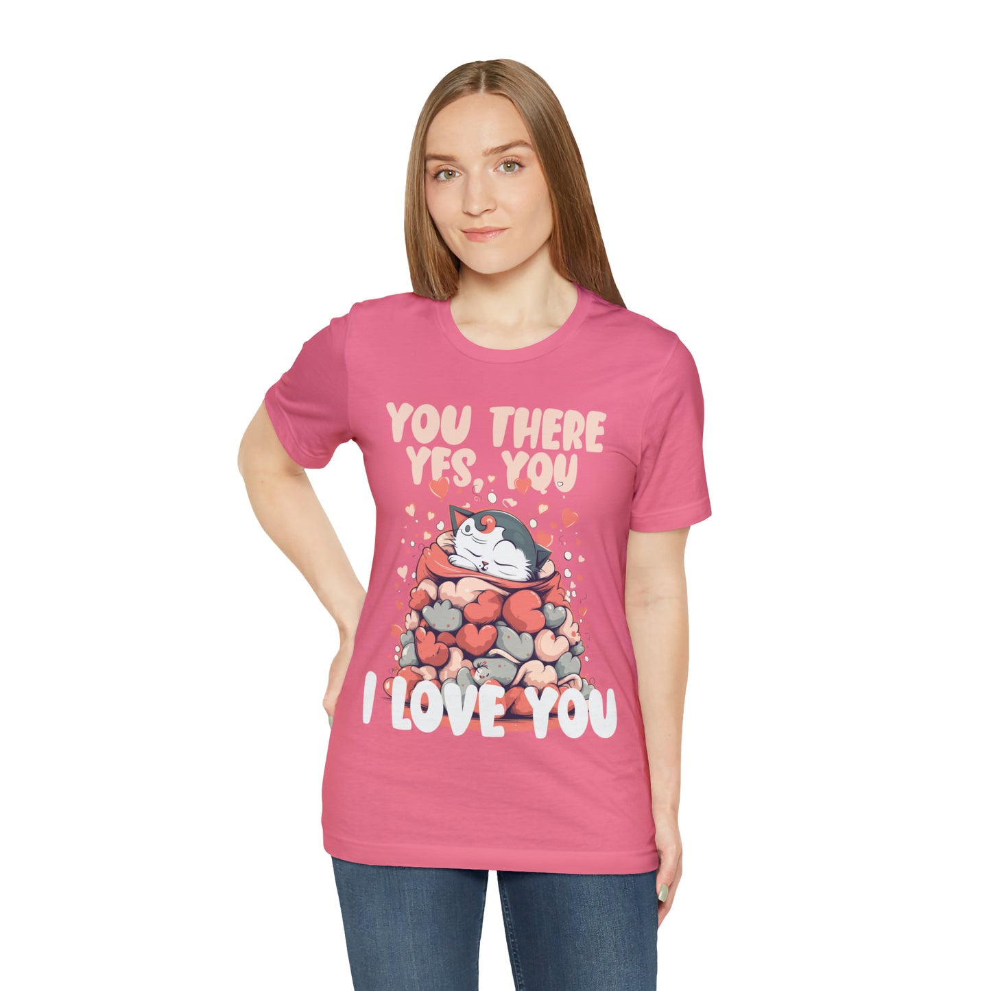 You There Yes, You I Love You Kitten Cat Lover Sleeping T-Shirt