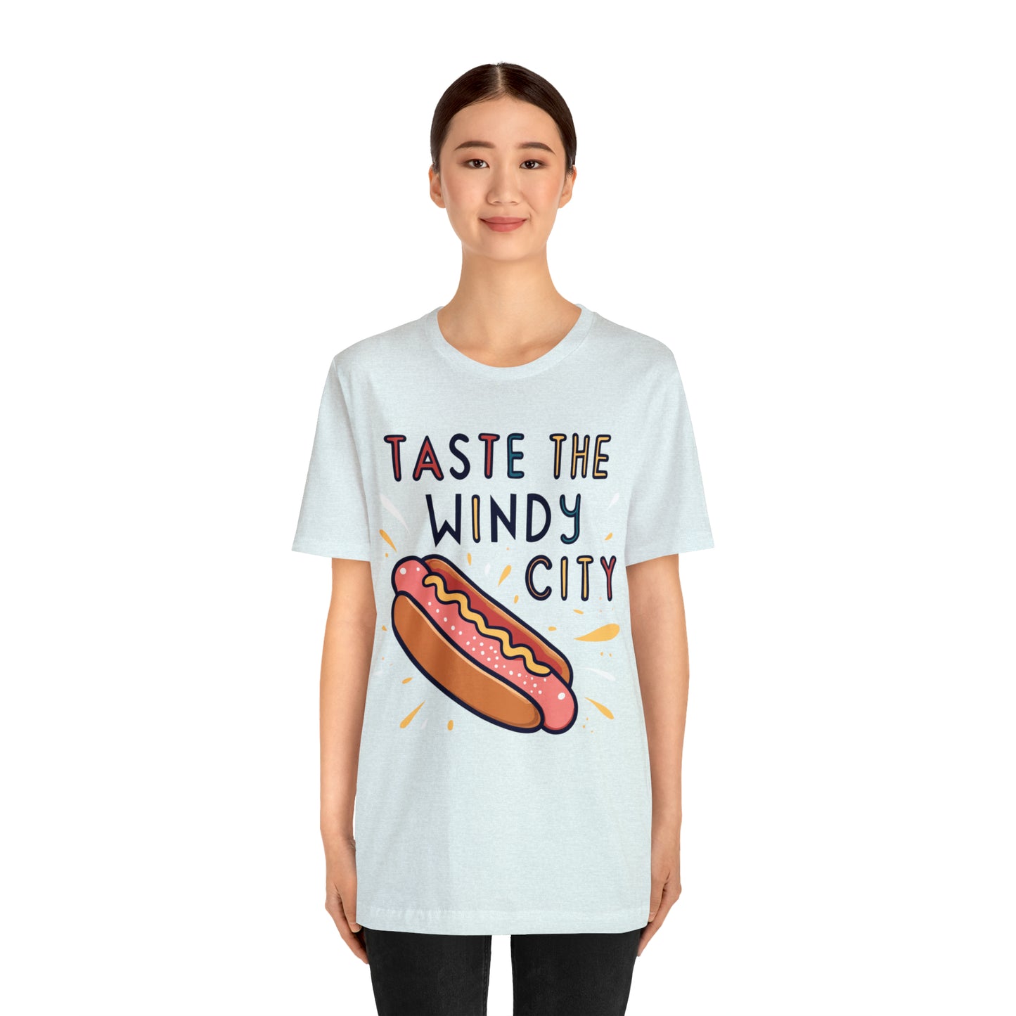 Taste The Windy City Chicago Hot Dog Lover Best Bites T-Shirt