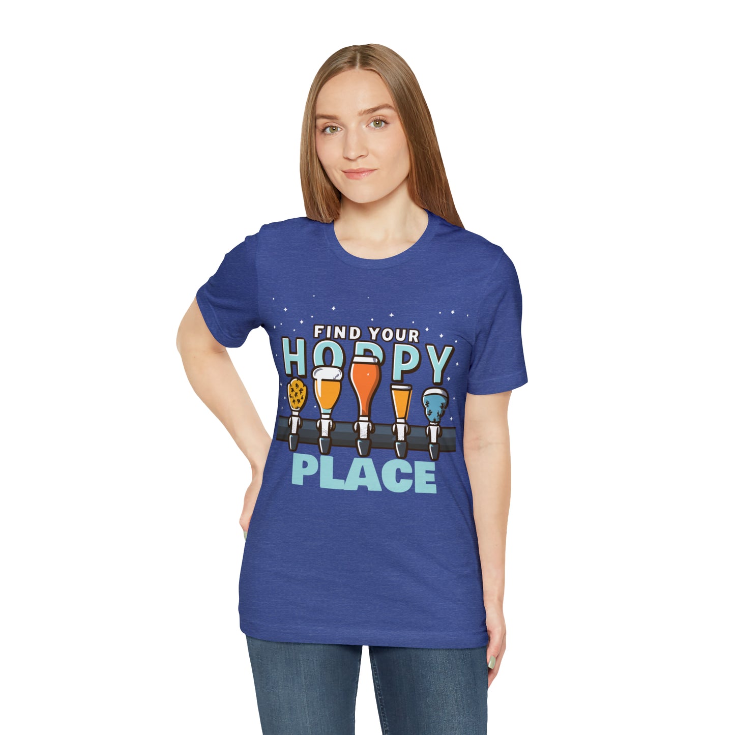 Find Your Hoppy Place Brewing Happiness Craft Beer T-Shirt