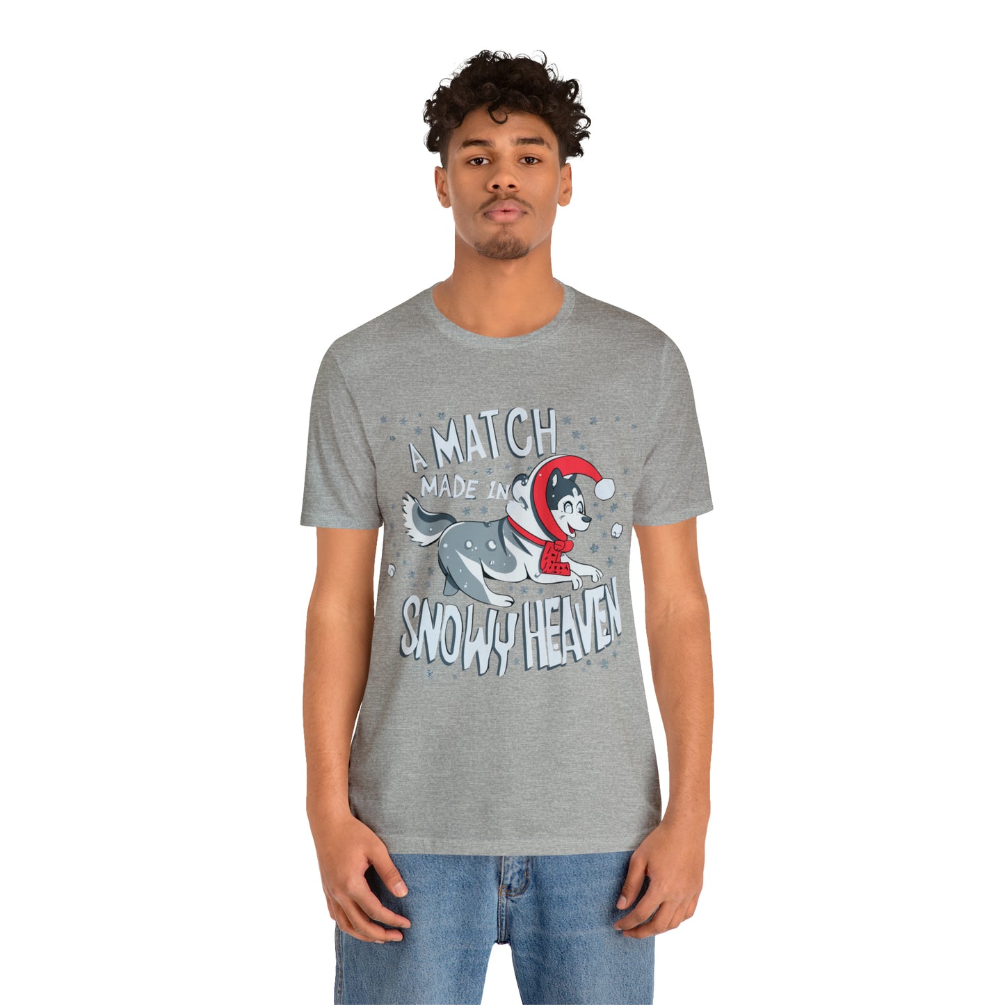 Winter Wonderland Husky Love Match Made In Snowy Heaven T-Shirt