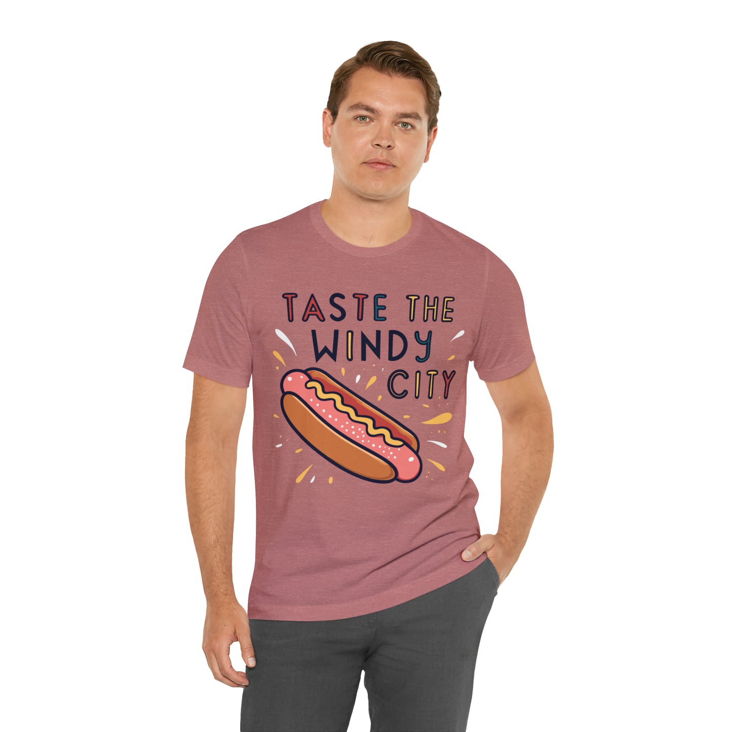 Taste The Windy City Chicago Hot Dog Lover Best Bites T-Shirt