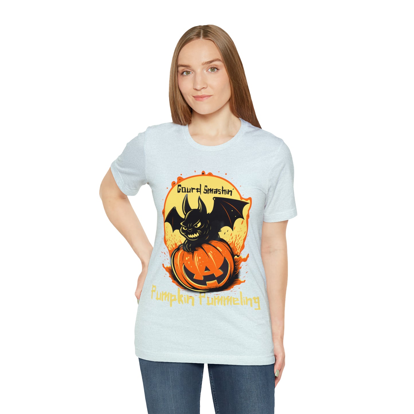 Gourd Smashin' Pumpkin Pummeling Halloween Autumn Harvest T-Shirt