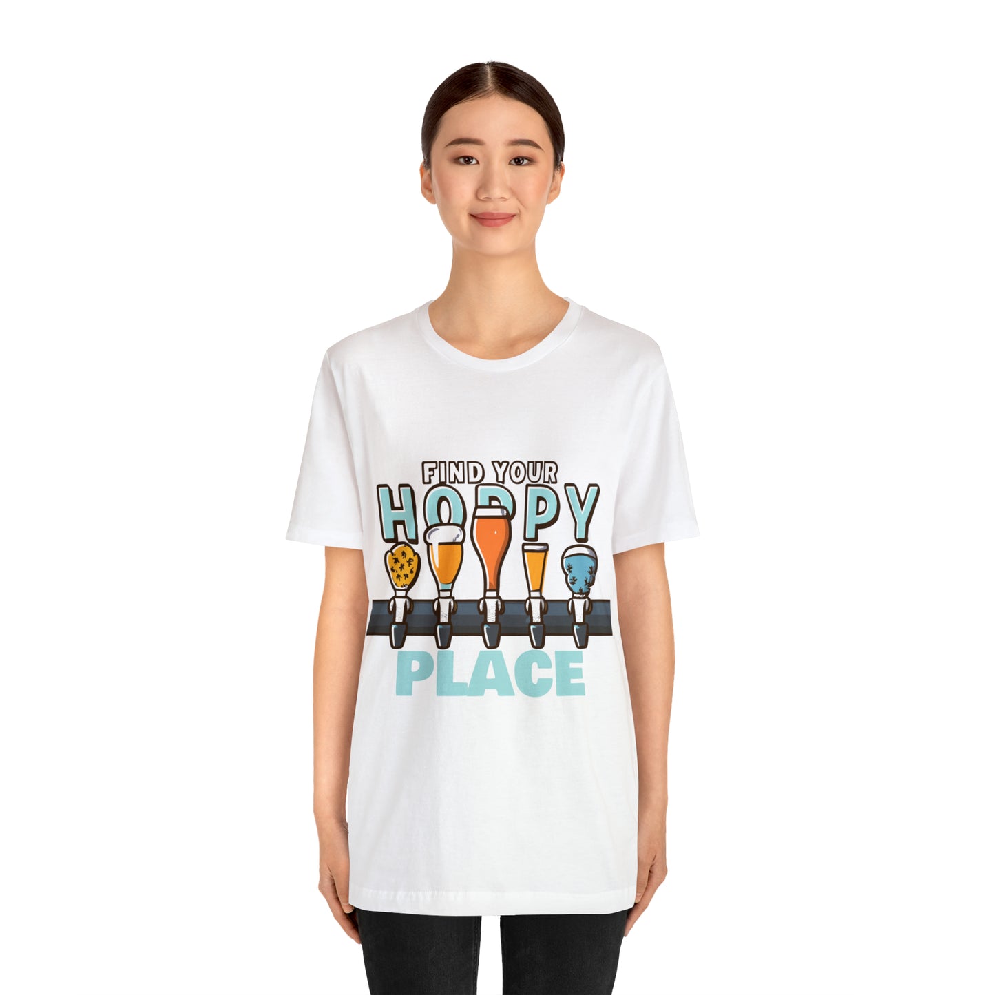 Find Your Hoppy Place Brewing Happiness Craft Beer T-Shirt