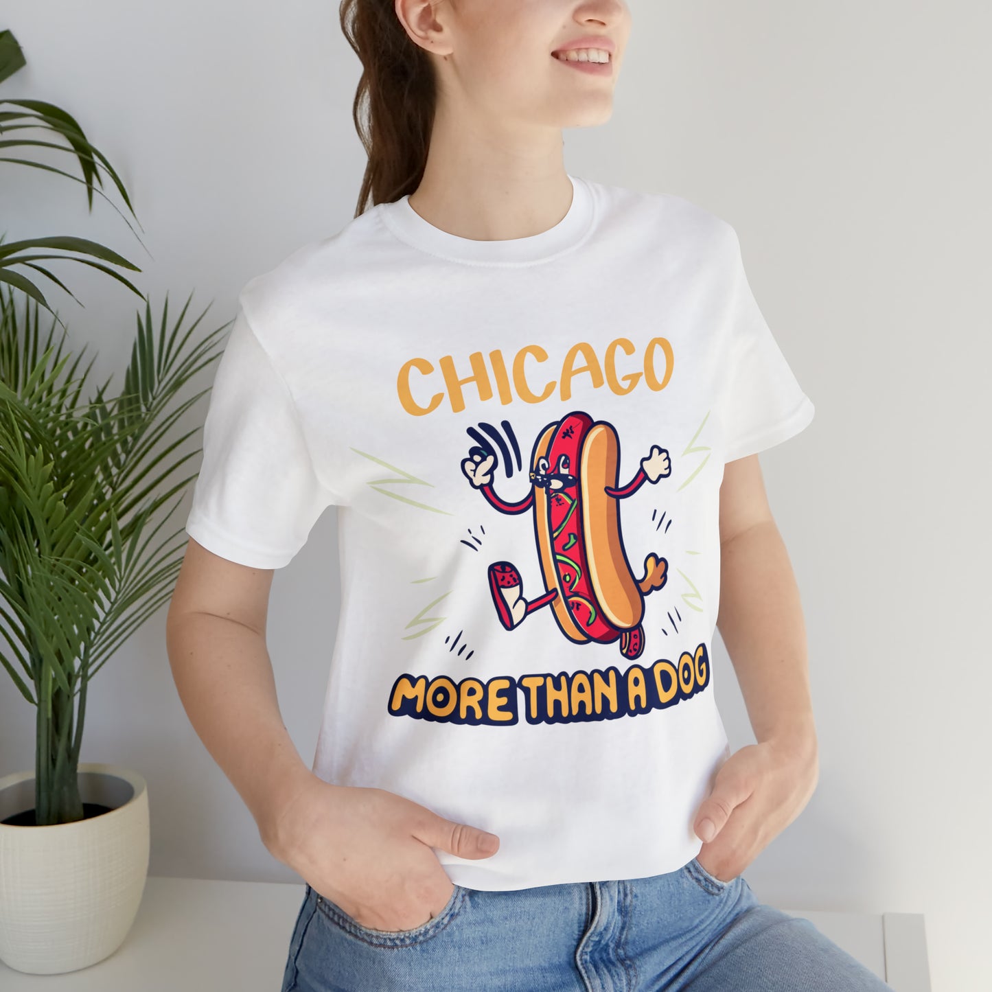 Chicago More Than a Dog Hot Dog Lover's Iconic Windy City T-Shirt