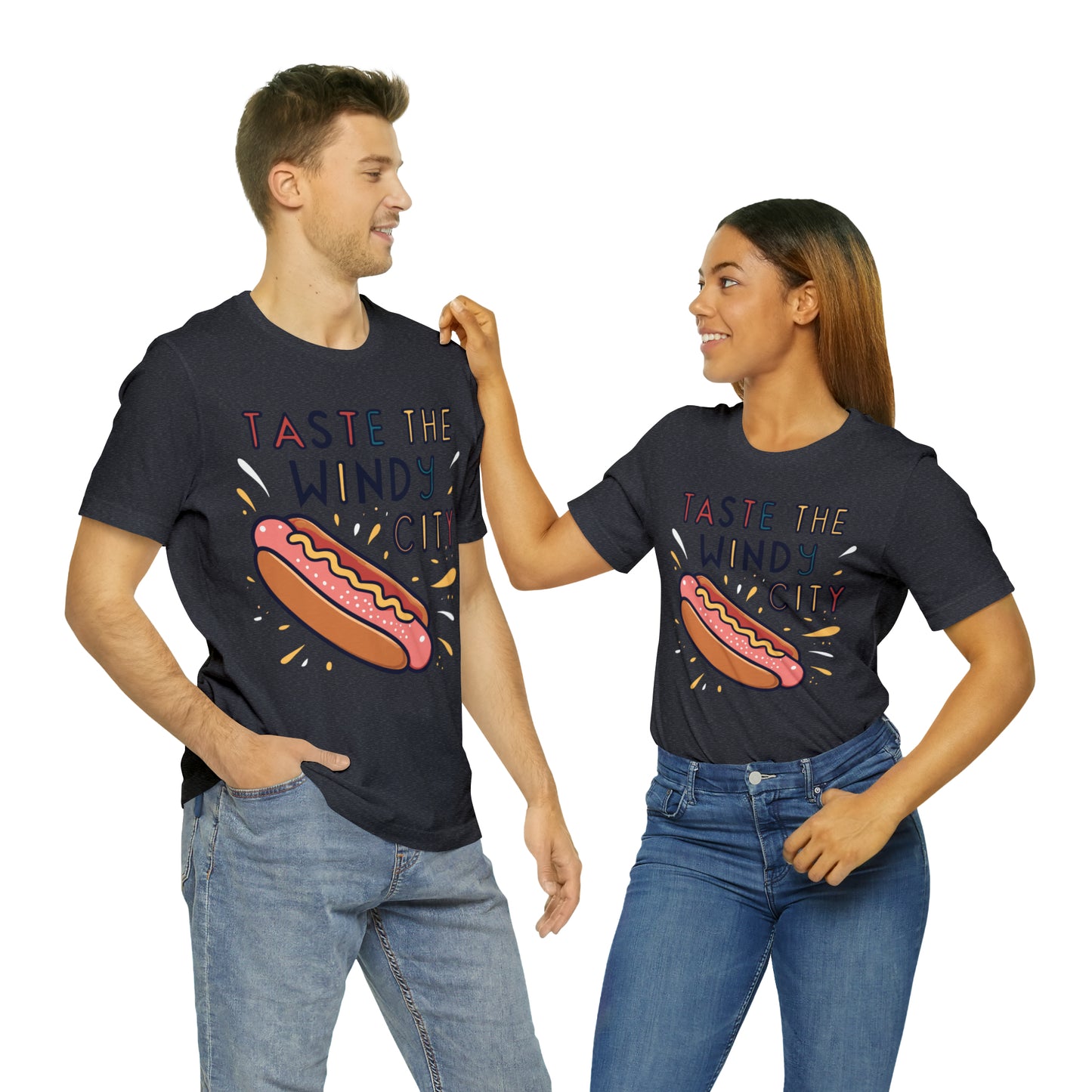 Taste The Windy City Chicago Hot Dog Lover Best Bites T-Shirt