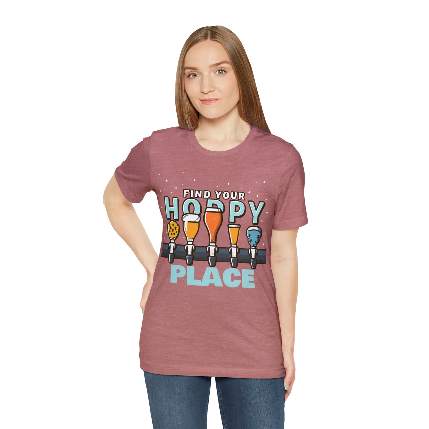 Find Your Hoppy Place Brewing Happiness Craft Beer T-Shirt