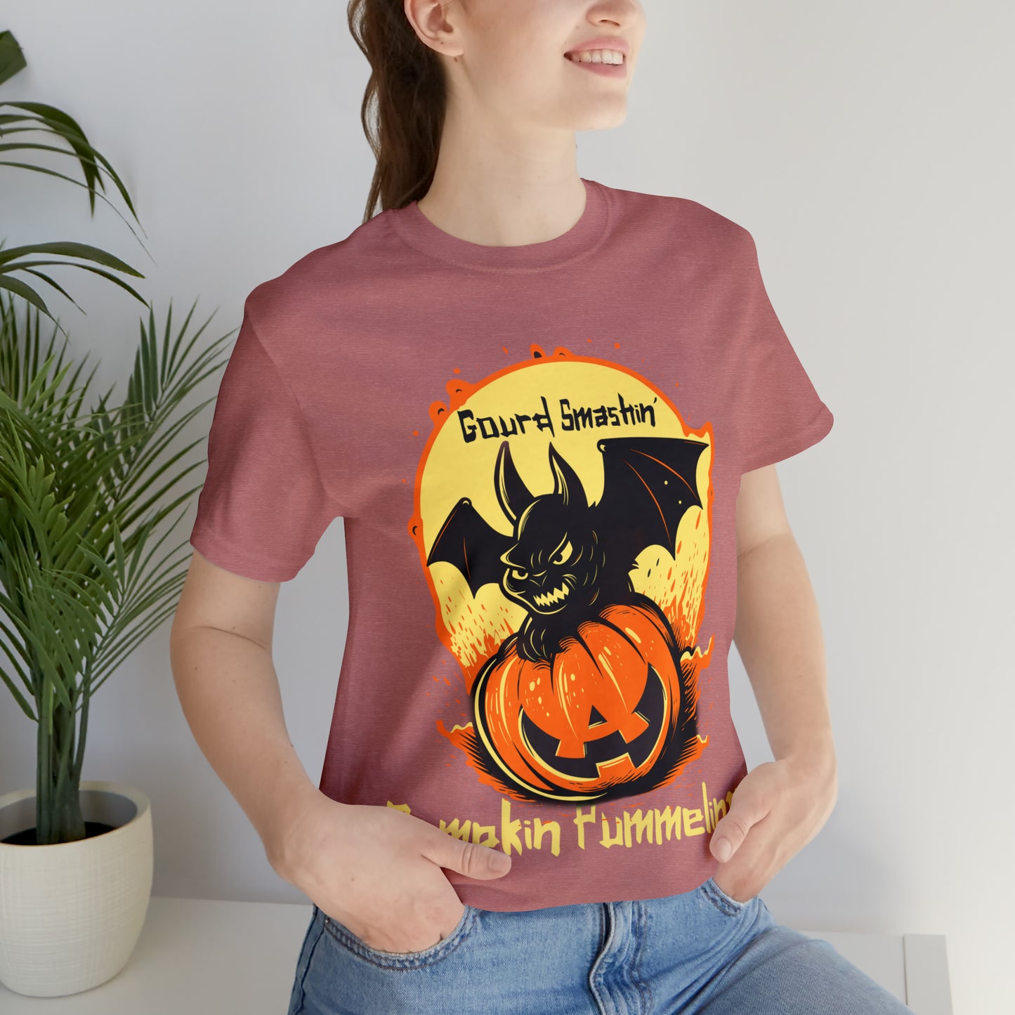 Gourd Smashin' Pumpkin Pummeling Halloween Autumn Harvest T-Shirt