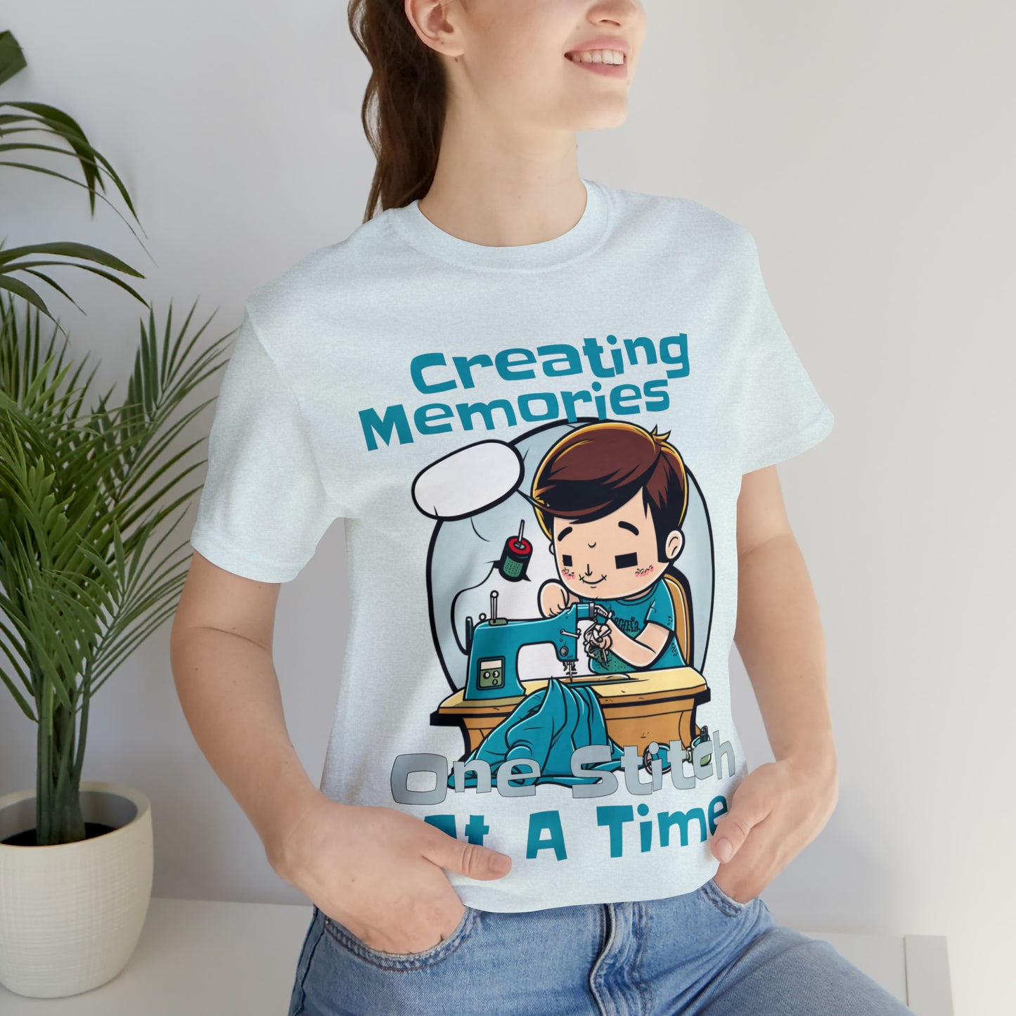 Creating Memories One Stitch At A Time Sewing Crafting T-Shirt