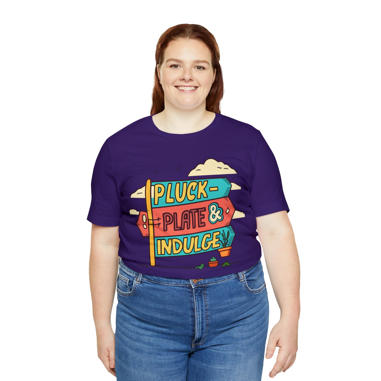 Pluck Plate & Indulge Farm-to-Table Culinary Delight T-Shirt