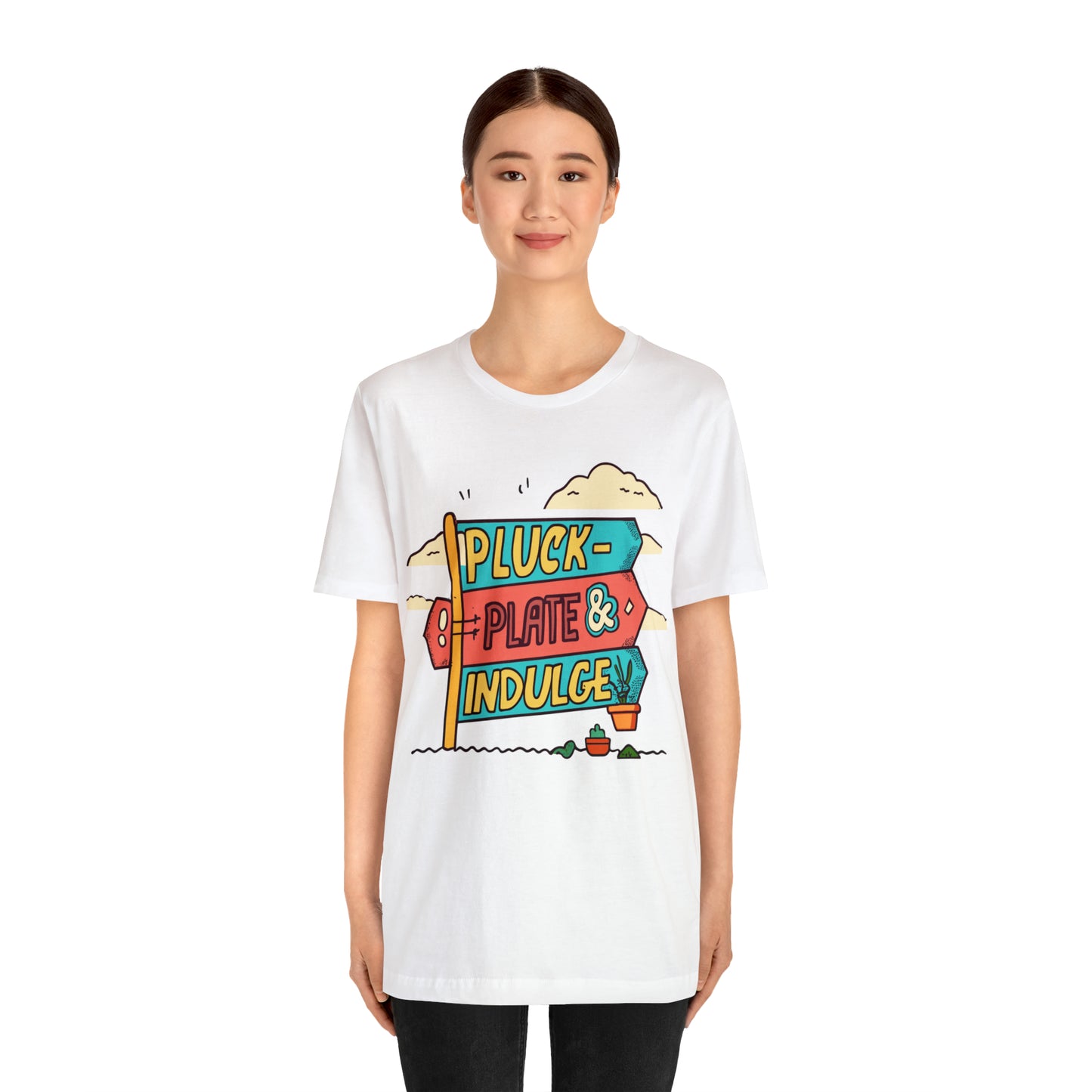 Pluck Plate & Indulge Farm-to-Table Culinary Delight T-Shirt