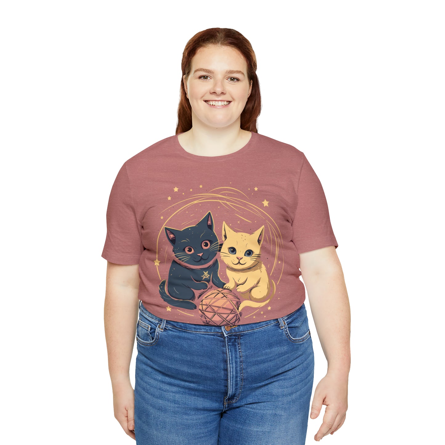 Meowgical Mischief Halloween Black Cat Magic Feline T-Shirt