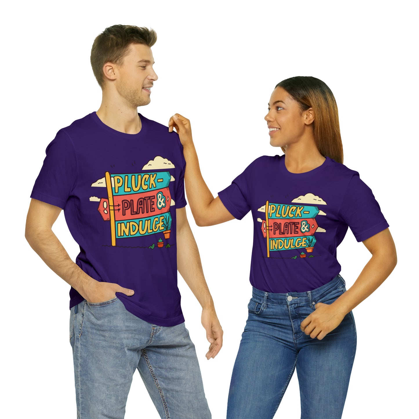 Pluck Plate & Indulge Farm-to-Table Culinary Delight T-Shirt