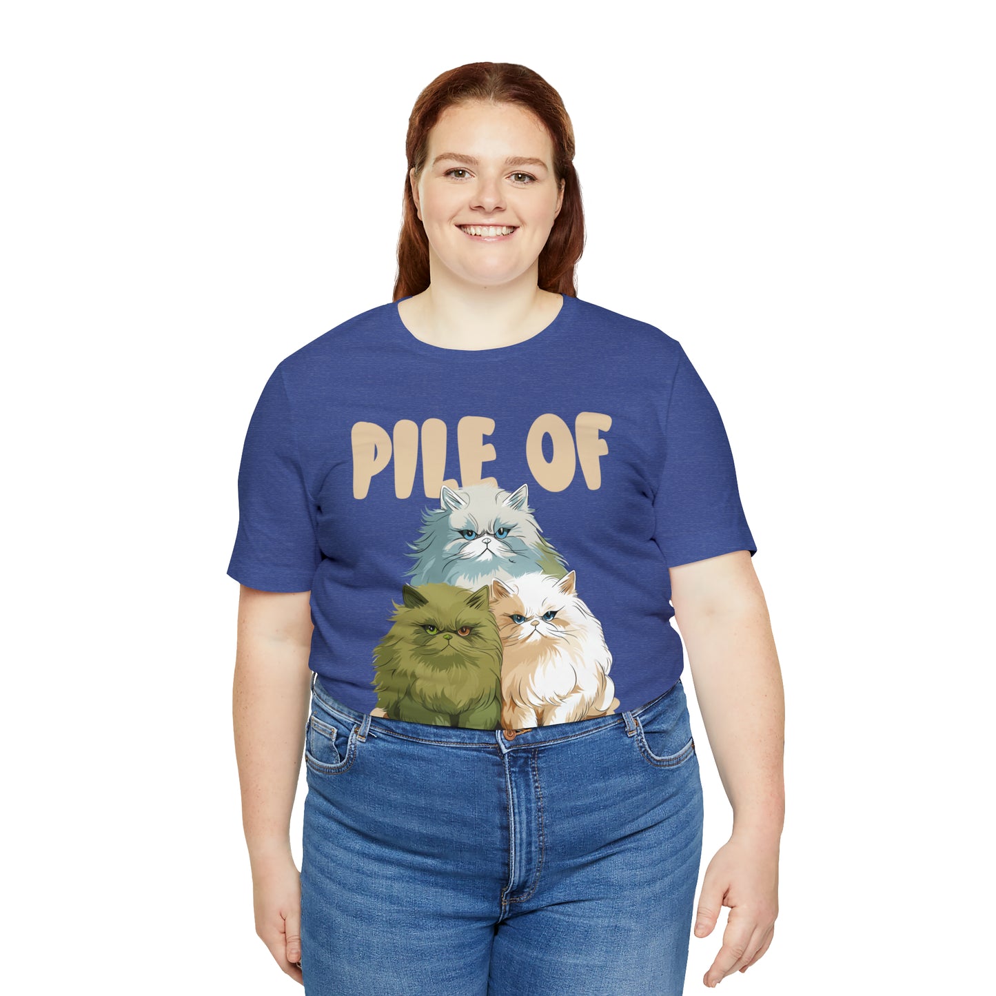 Cat Lover's Pile of Purr-fection Cute Feline Kitty T-Shirt