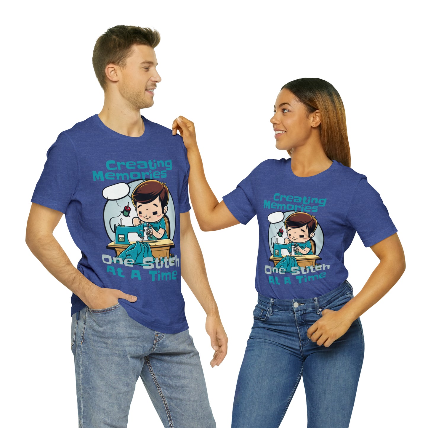 Creating Memories One Stitch At A Time Sewing Crafting T-Shirt