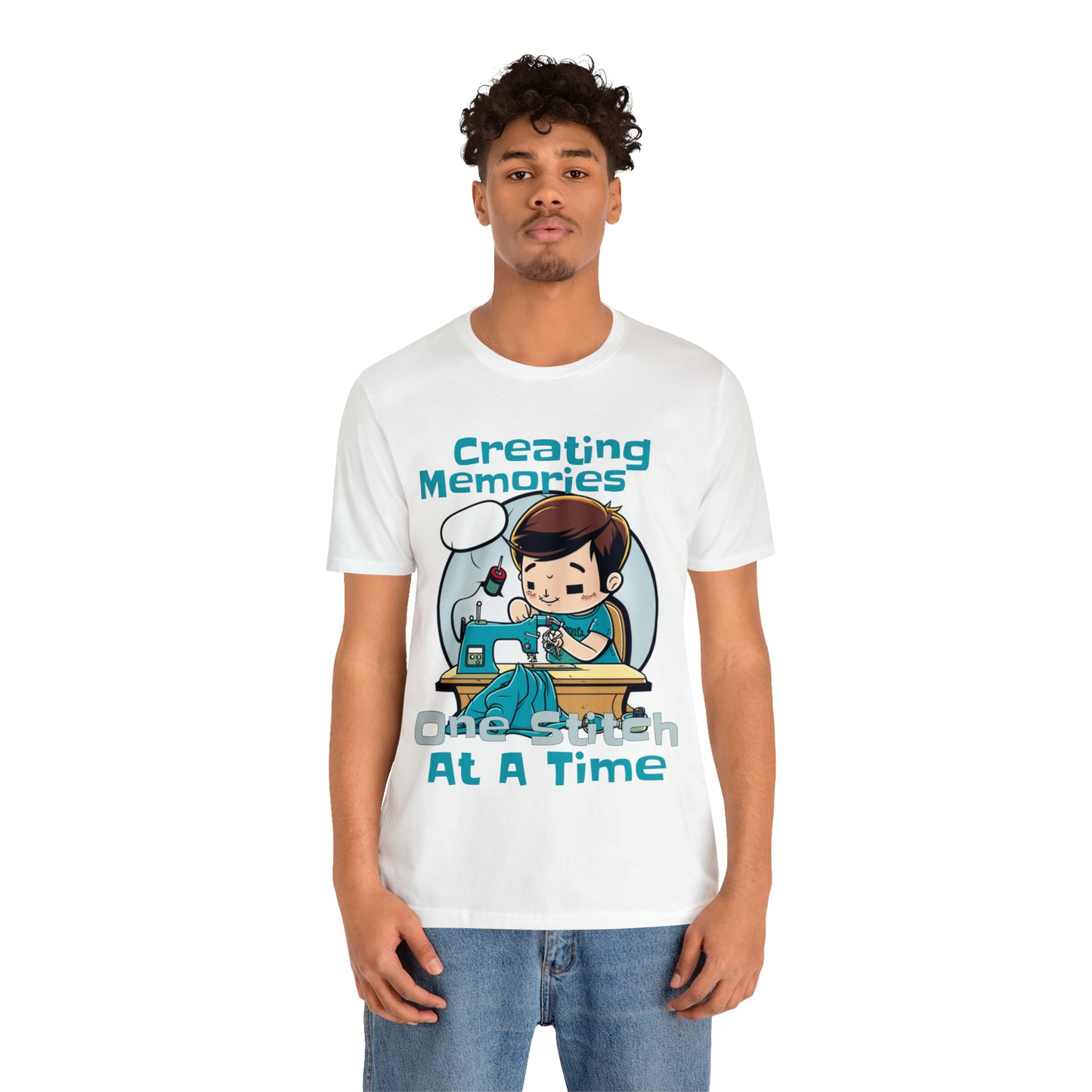 Creating Memories One Stitch At A Time Sewing Crafting T-Shirt