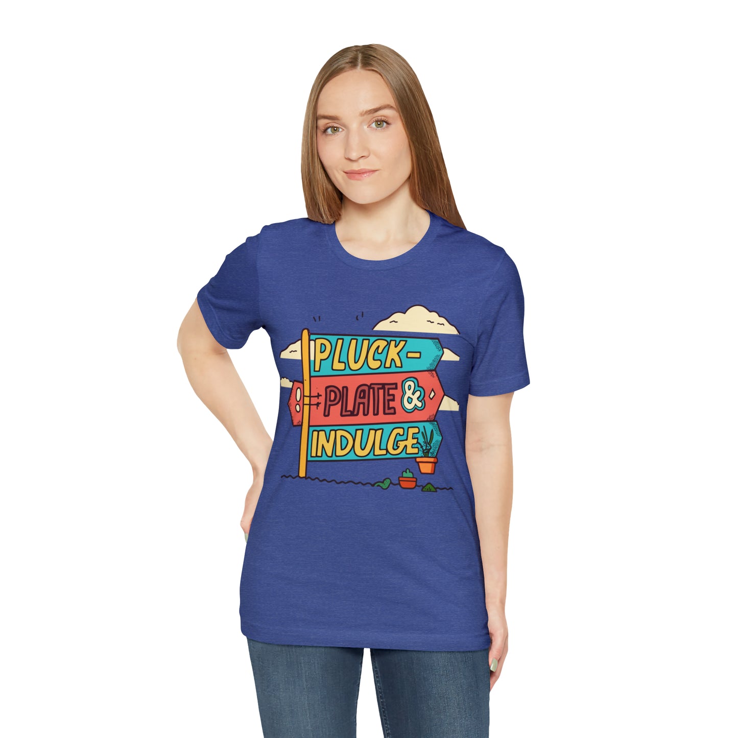 Pluck Plate & Indulge Farm-to-Table Culinary Delight T-Shirt