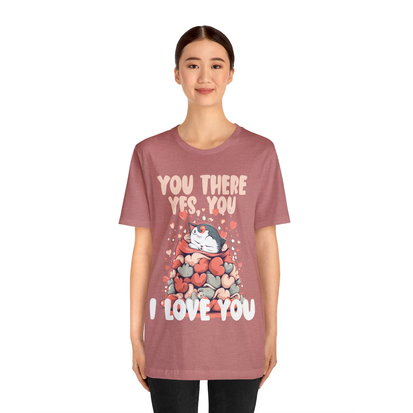 You There Yes, You I Love You Kitten Cat Lover Sleeping T-Shirt