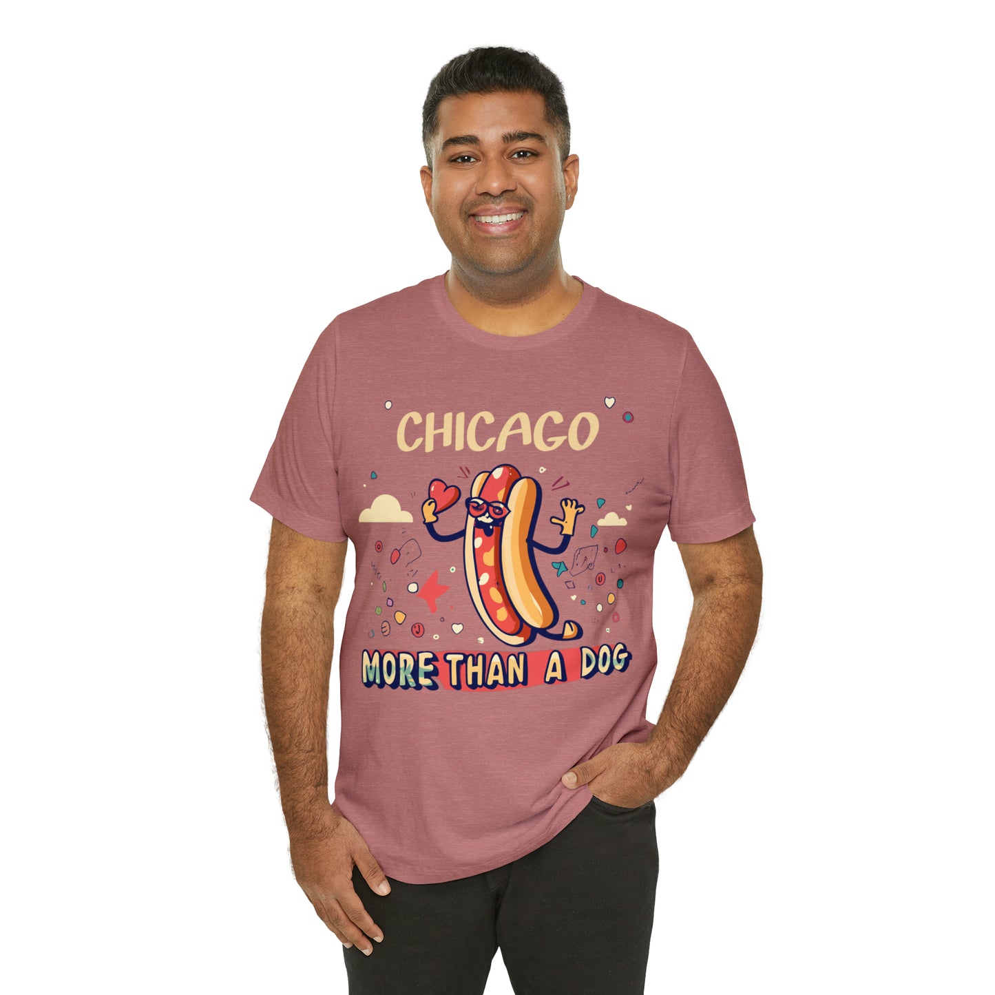 Chicago More Than a Dog Hot Dog Lover's Iconic Windy City T-Shirt