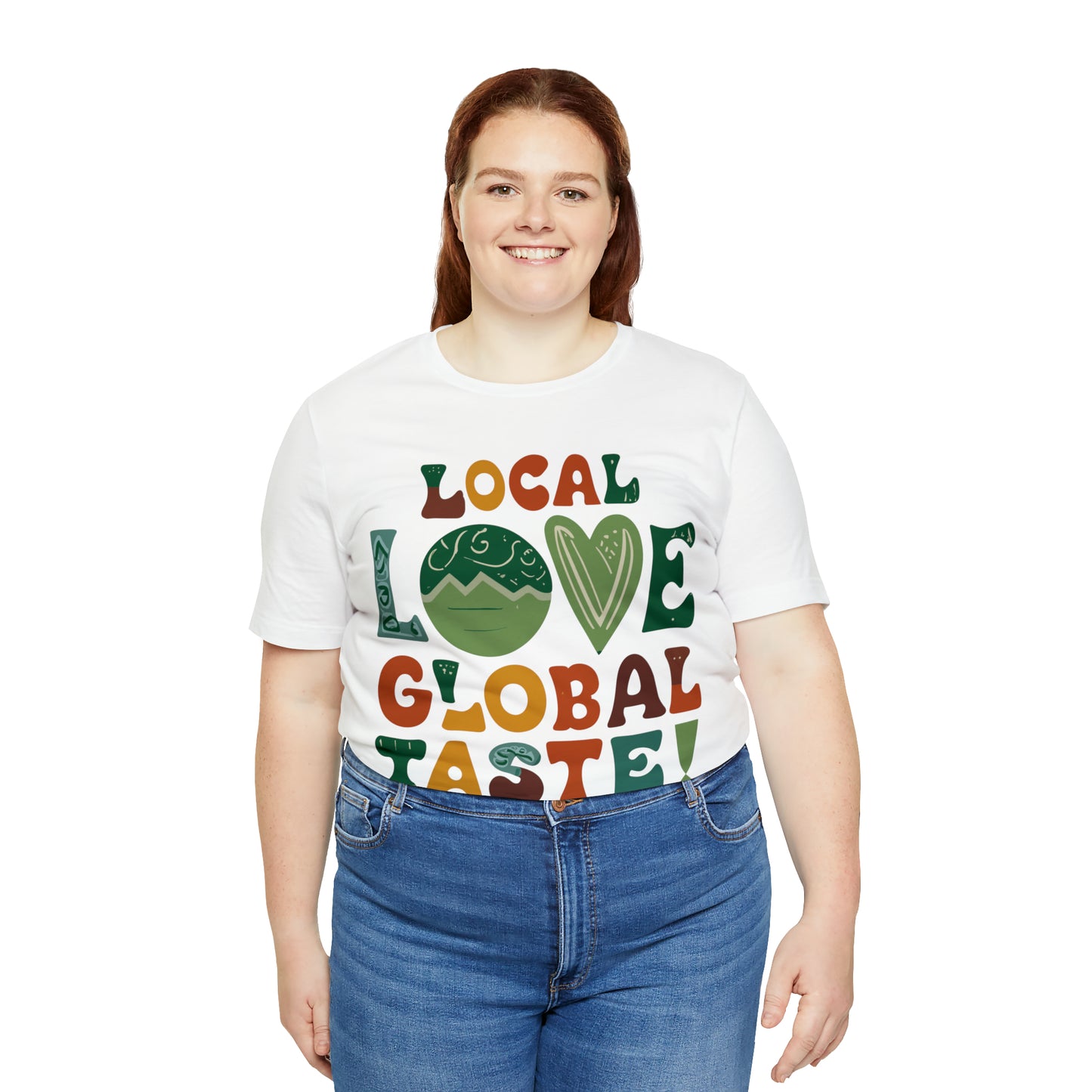 Local Love, Global Taste Culinary Farm-to-Table Cooking T-Shirt