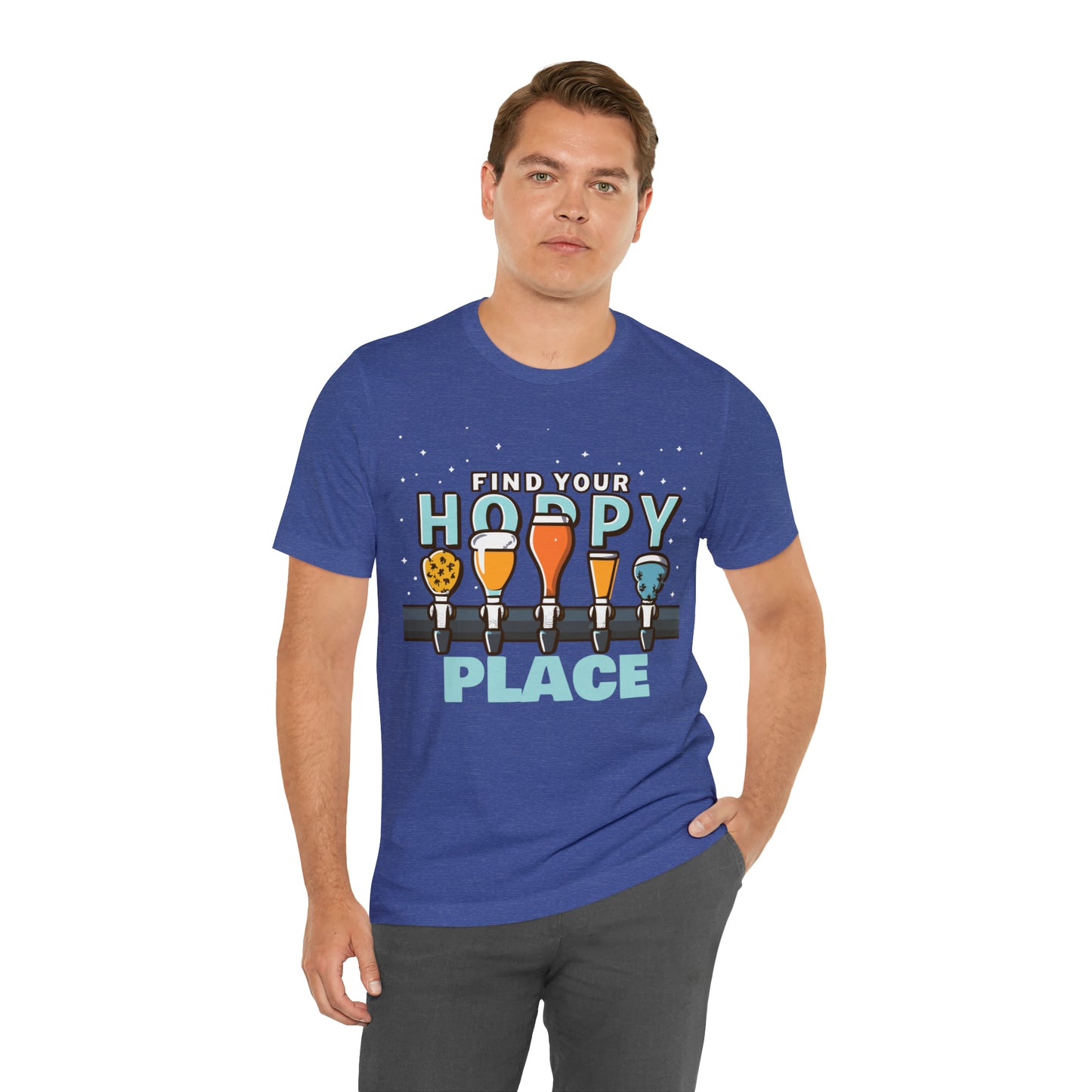 Find Your Hoppy Place Brewing Happiness Craft Beer T-Shirt