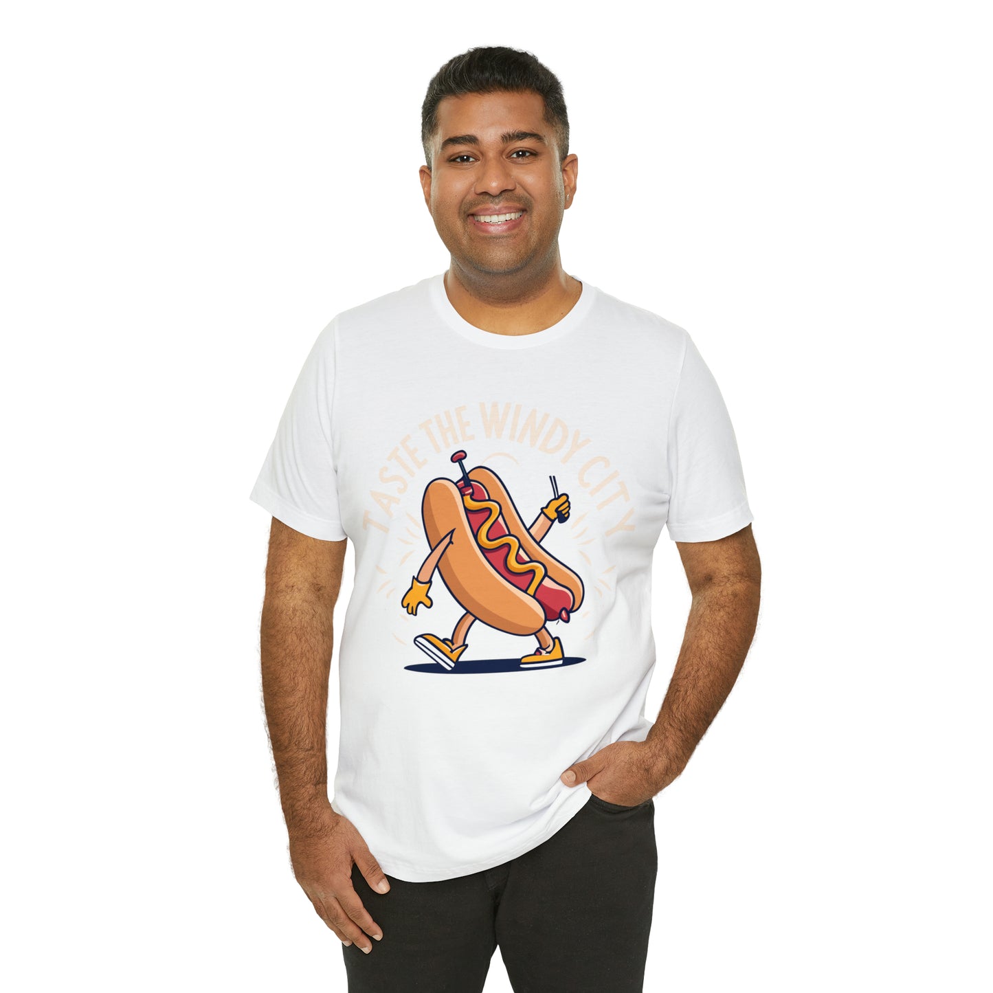 Taste The Windy City Chicago Hot Dog Lover Best Bites T-Shirt