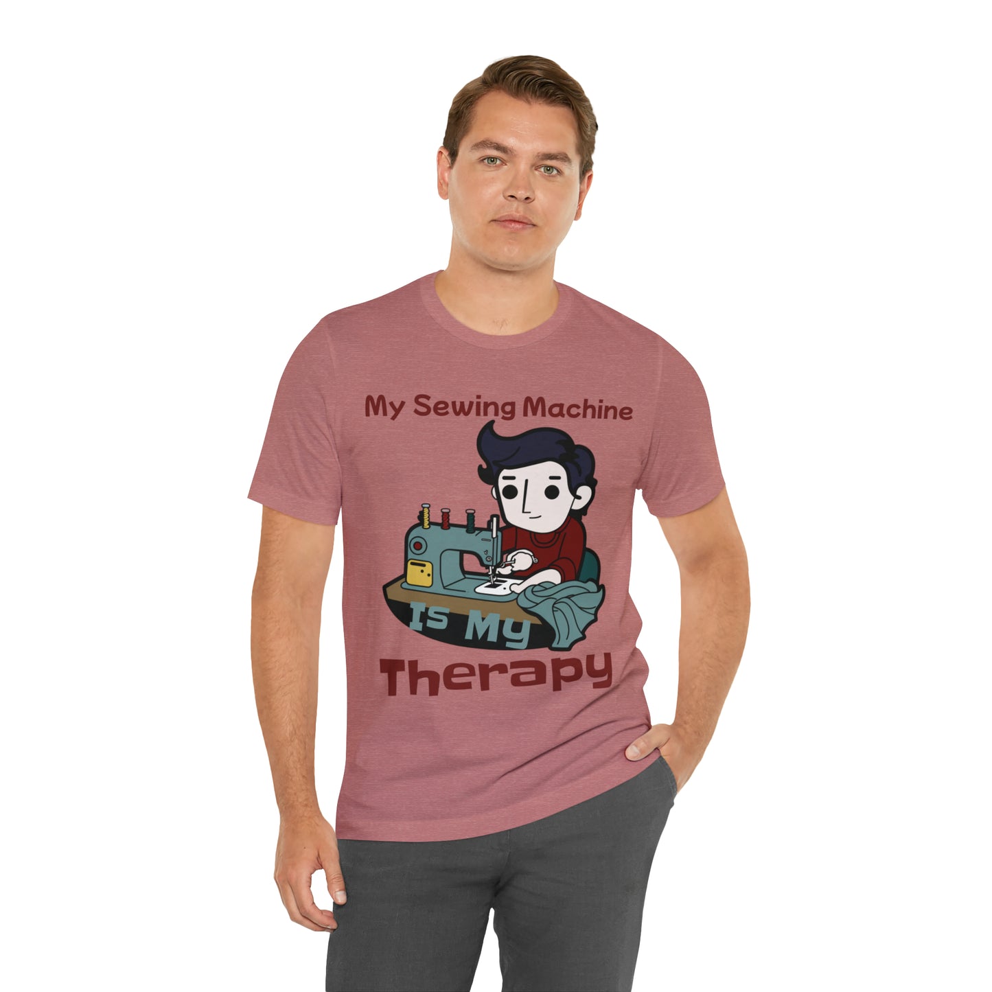 Sewing Machine Therapy: Finding Solace Through Stitches T-Shirt