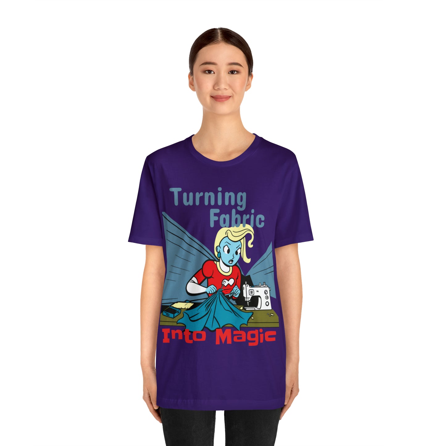 Turning Fabric In Magic Sewing Mystical Stitchery Creations T-Shirt