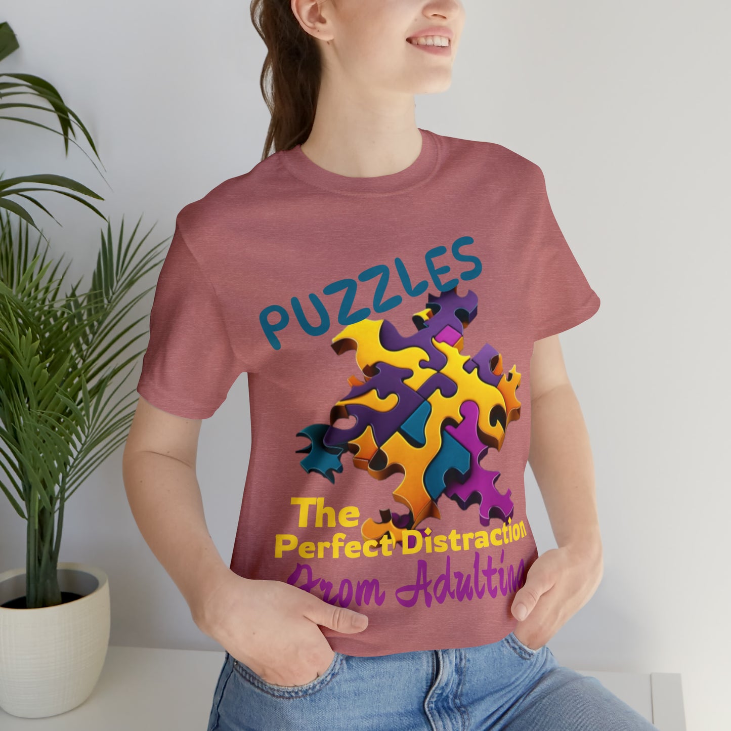 Puzzles The Perfect Distraction From Adulting Escapism T-Shirt