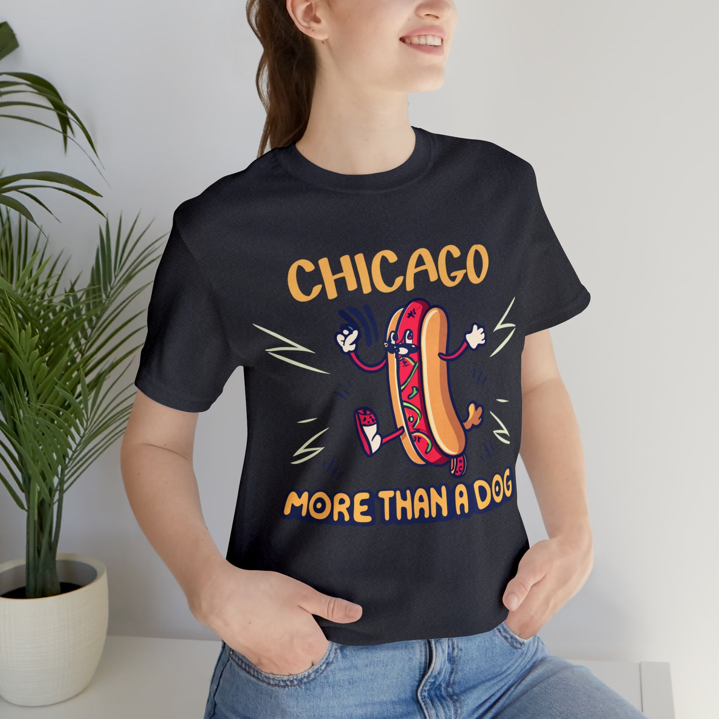 Chicago More Than a Dog Hot Dog Lover's Iconic Windy City T-Shirt