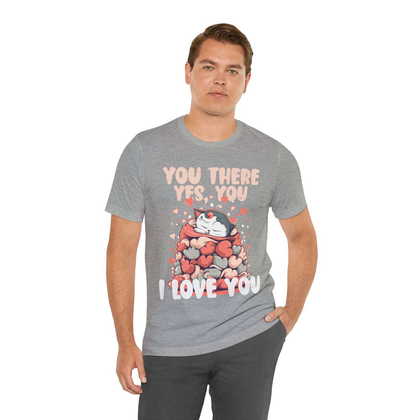 You There Yes, You I Love You Kitten Cat Lover Sleeping T-Shirt