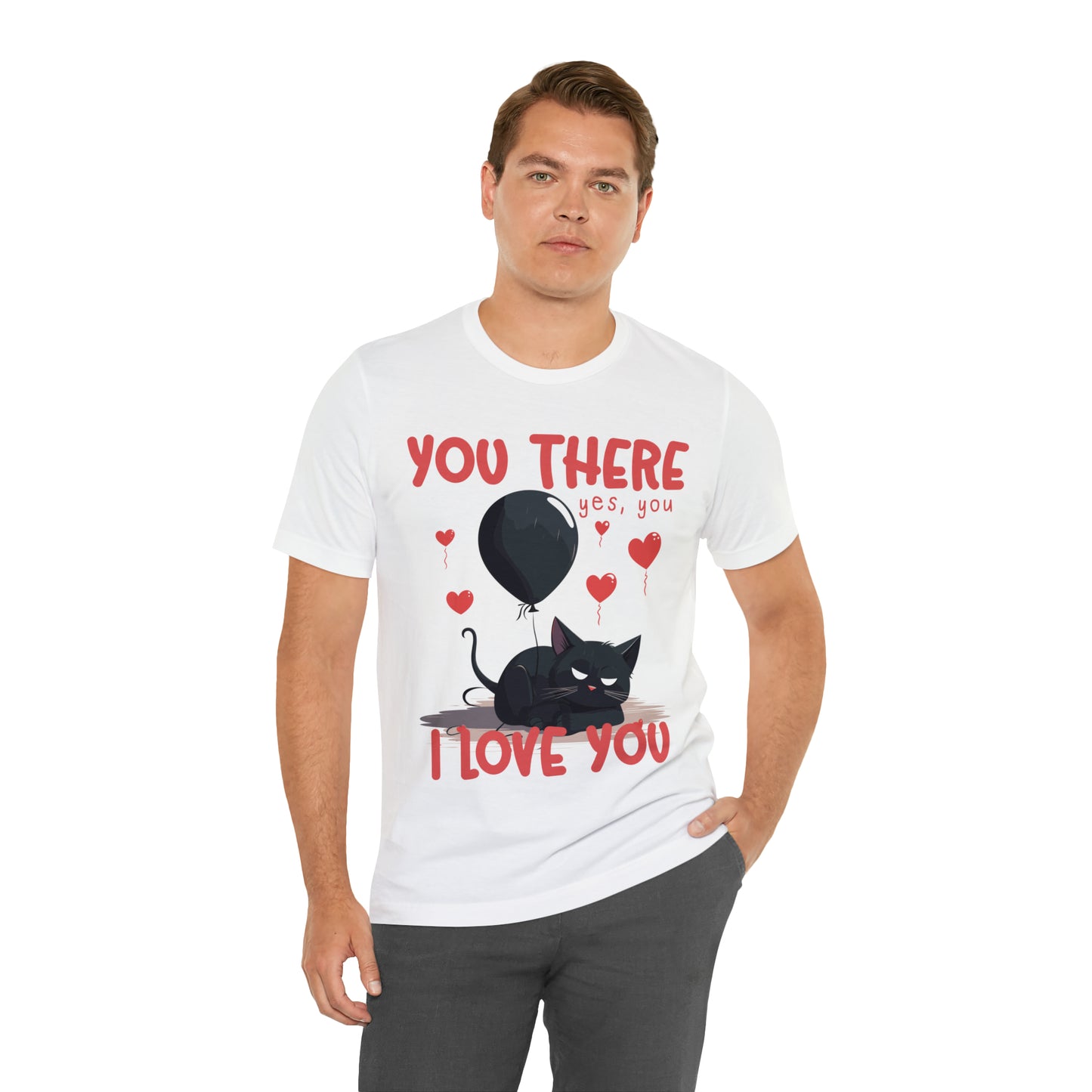 You There Yes, You I Love You Kitten Cat Lover Sleeping T-Shirt