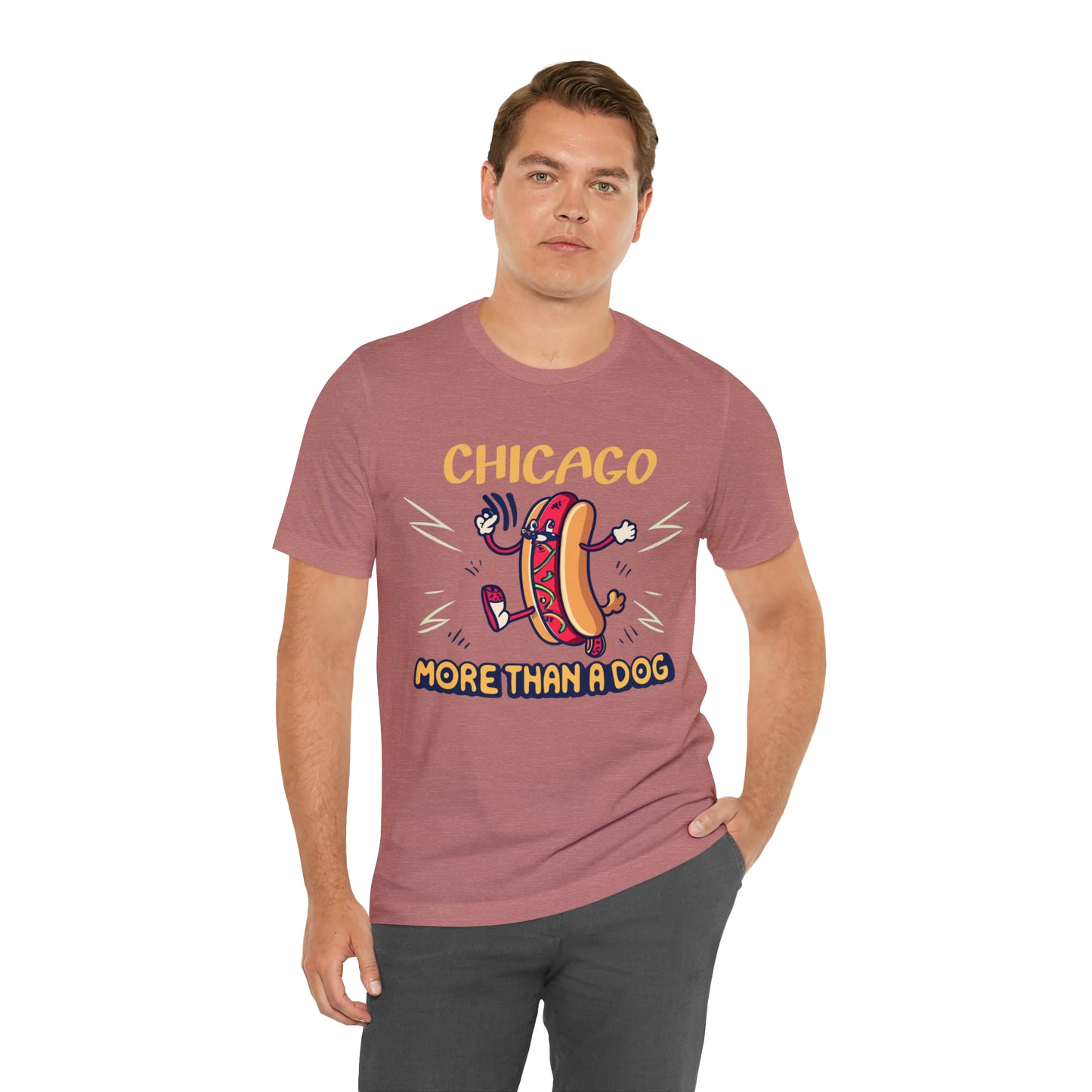 Chicago More Than a Dog Hot Dog Lover's Iconic Windy City T-Shirt