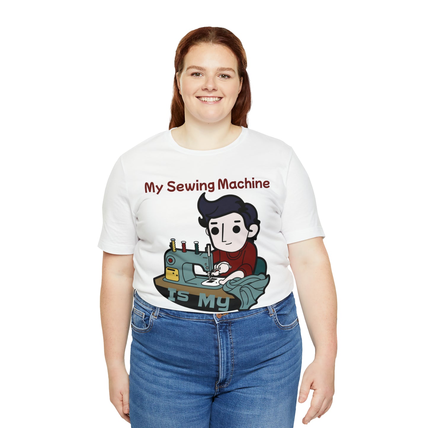 Sewing Machine Therapy: Finding Solace Through Stitches T-Shirt