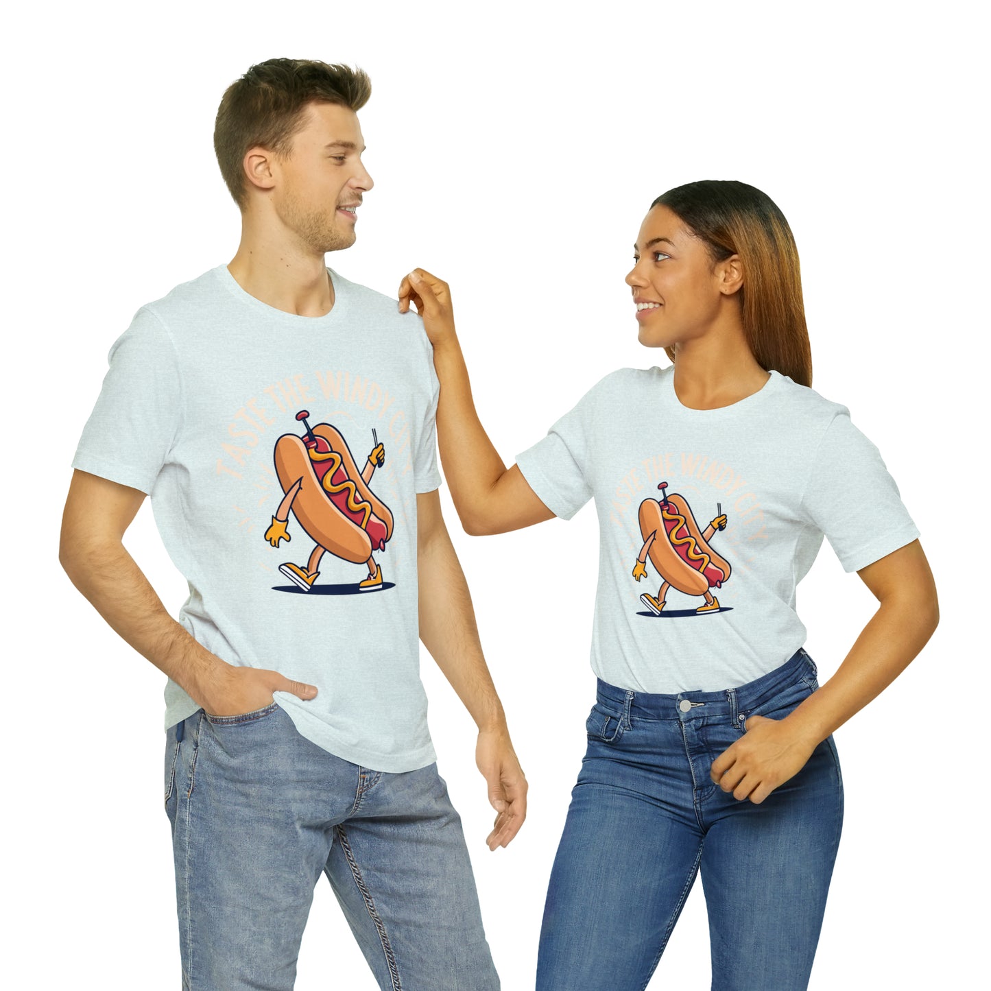 Taste The Windy City Chicago Hot Dog Lover Best Bites T-Shirt